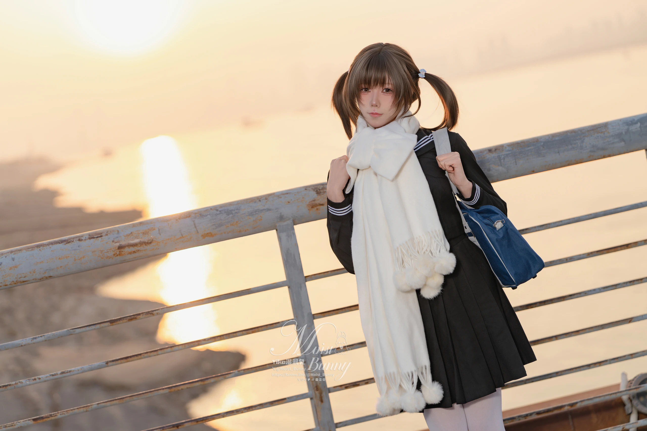 咬一口兔娘(黏黏团子兔) – 放课后の归路 [121P]插图1