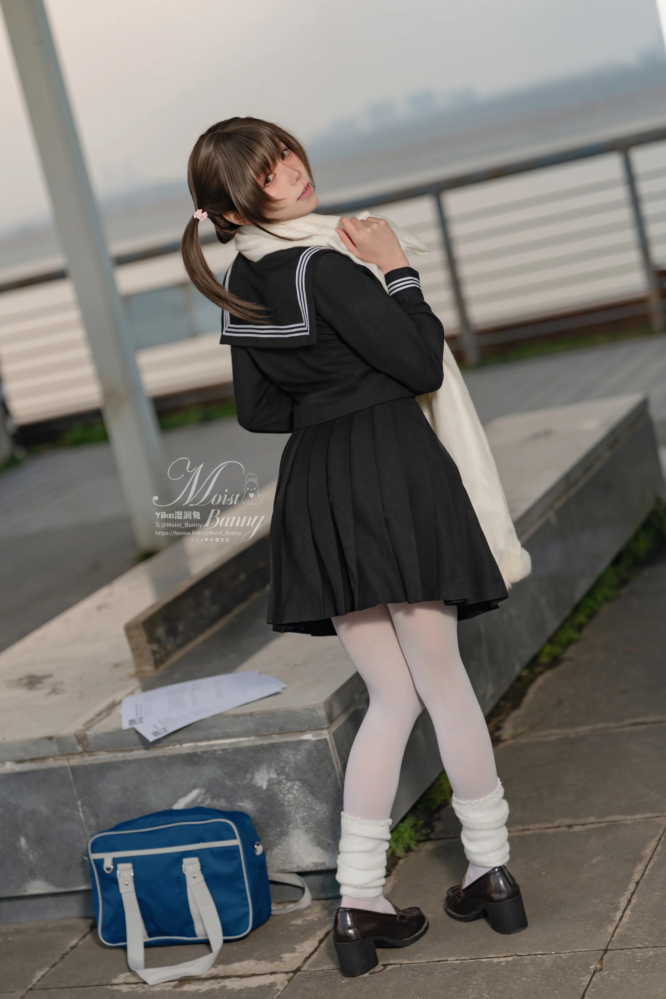 咬一口兔娘(黏黏团子兔) – 放课后の归路 [121P]插图5