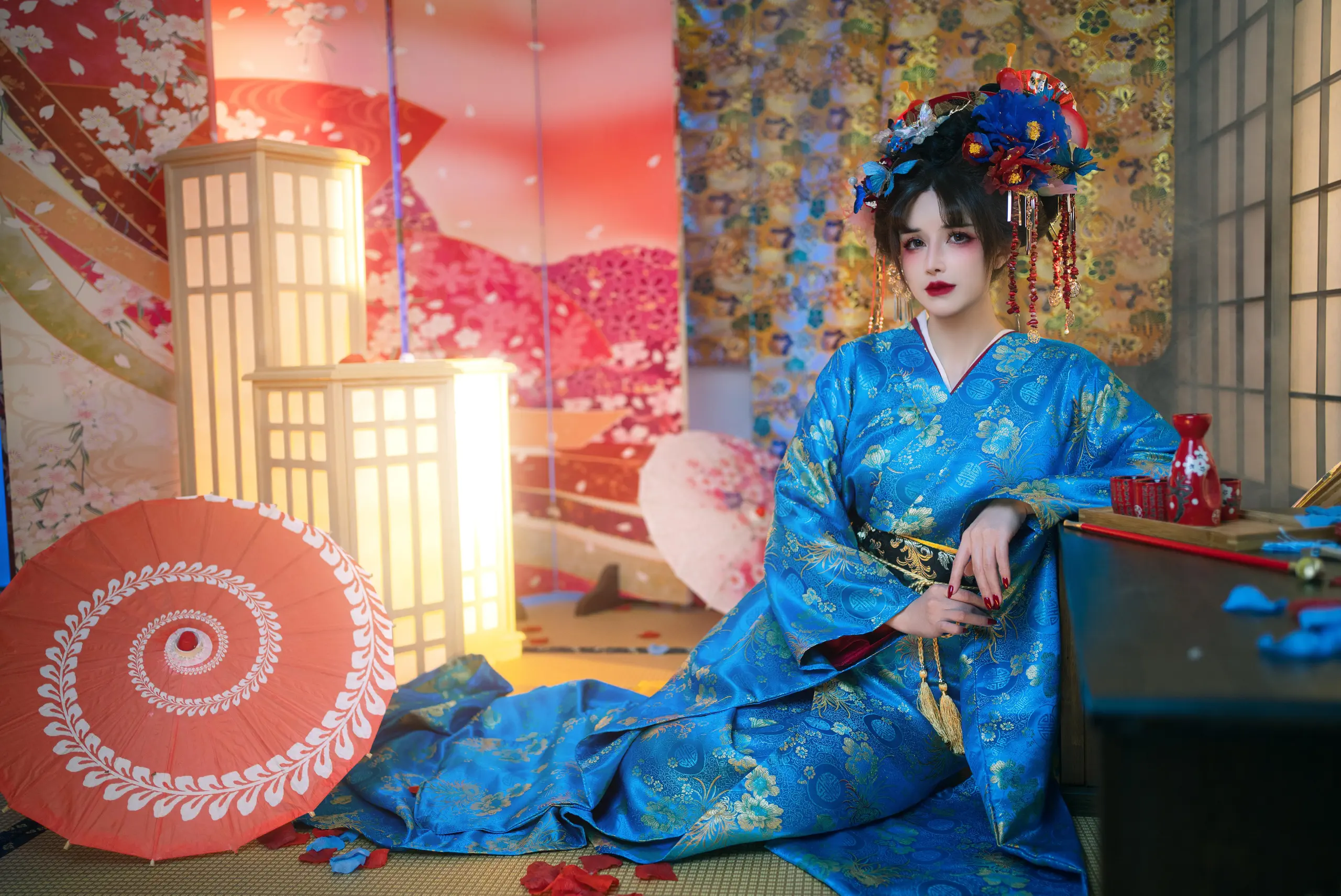 鹿八岁baby – 花魁の末路 [100P]插图1