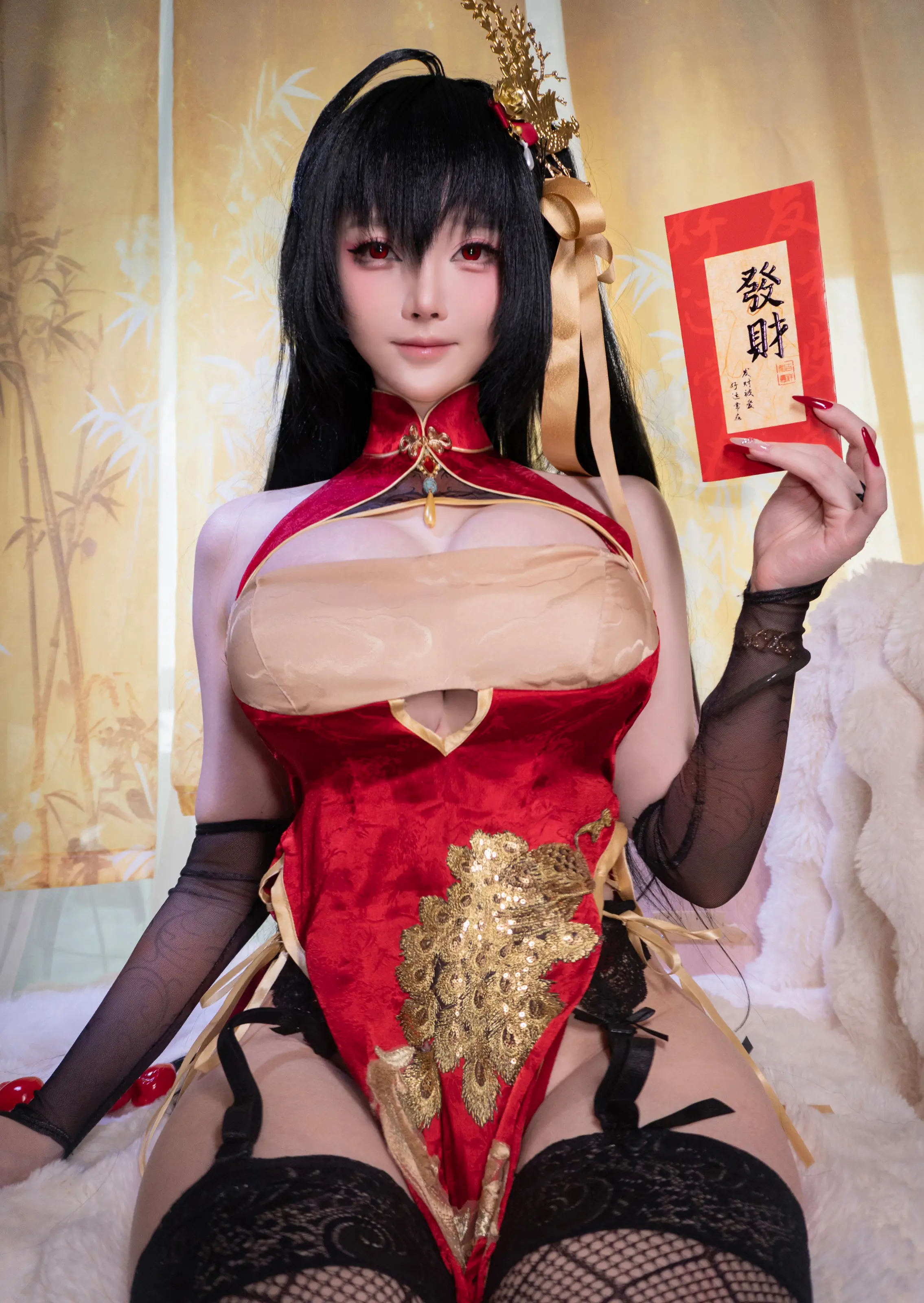 一小央泽 – 大凤旗袍 [103P]插图1