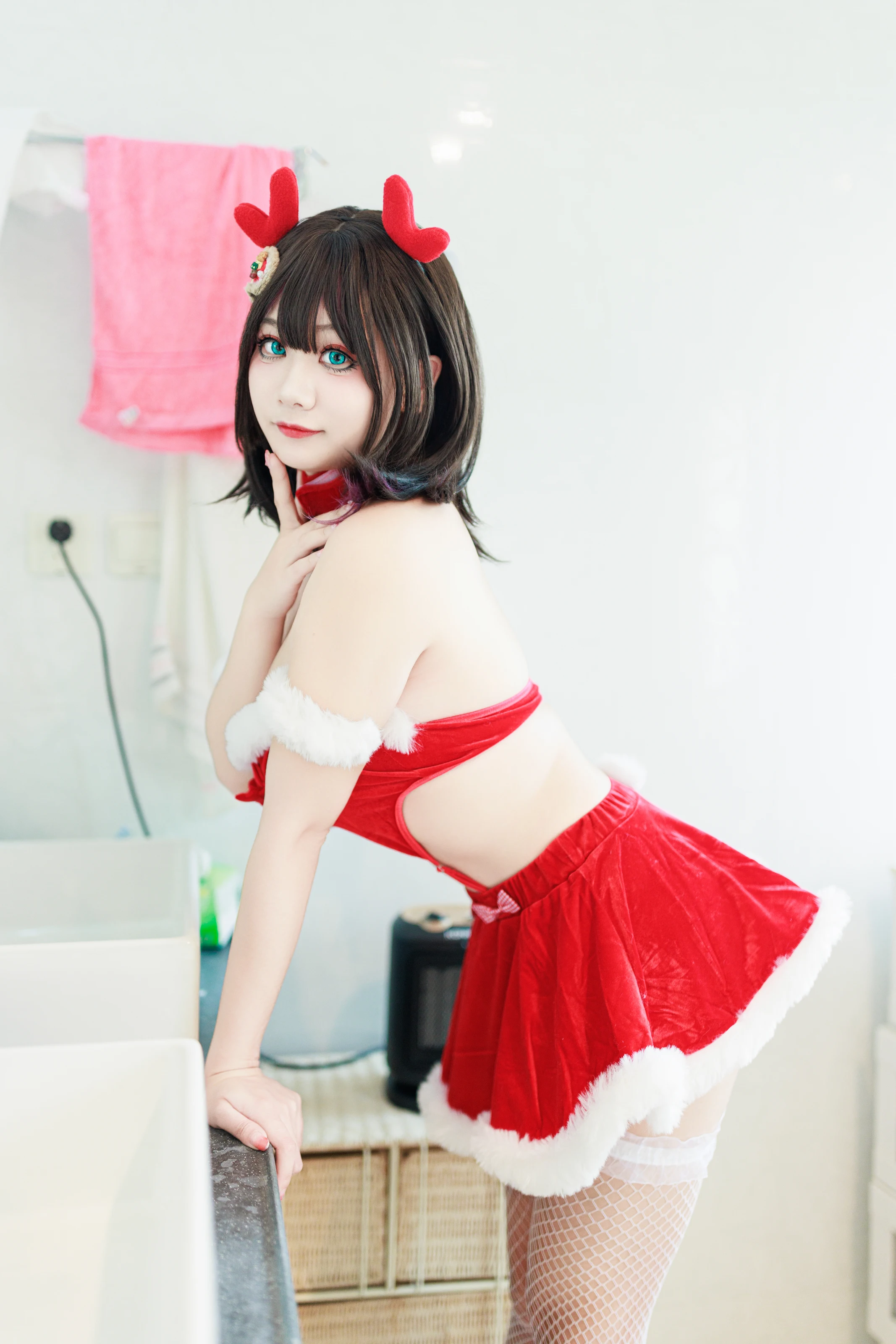 阿雪雪 – 圣诞居家 [83P]插图1