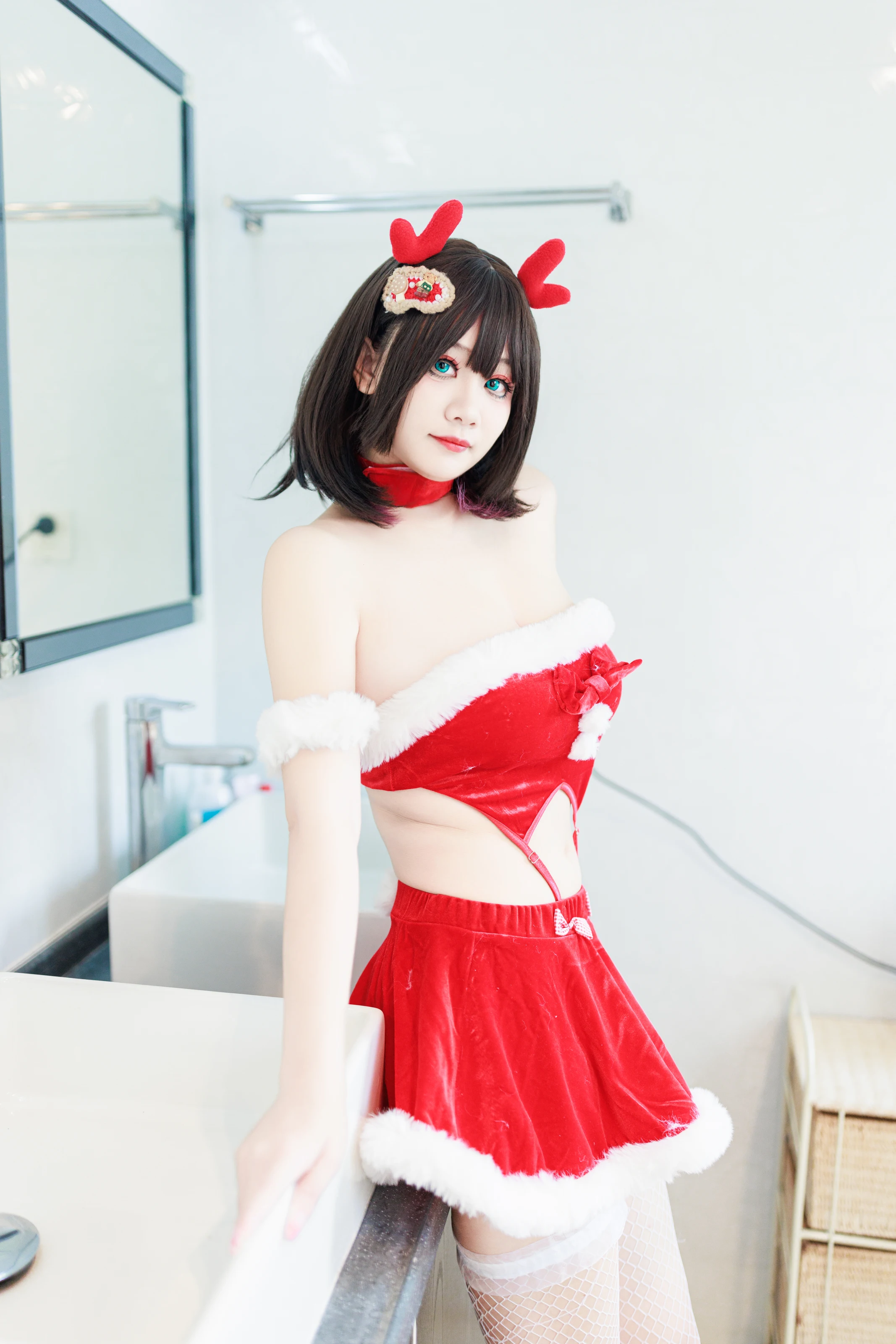 阿雪雪 – 圣诞居家 [83P]插图5