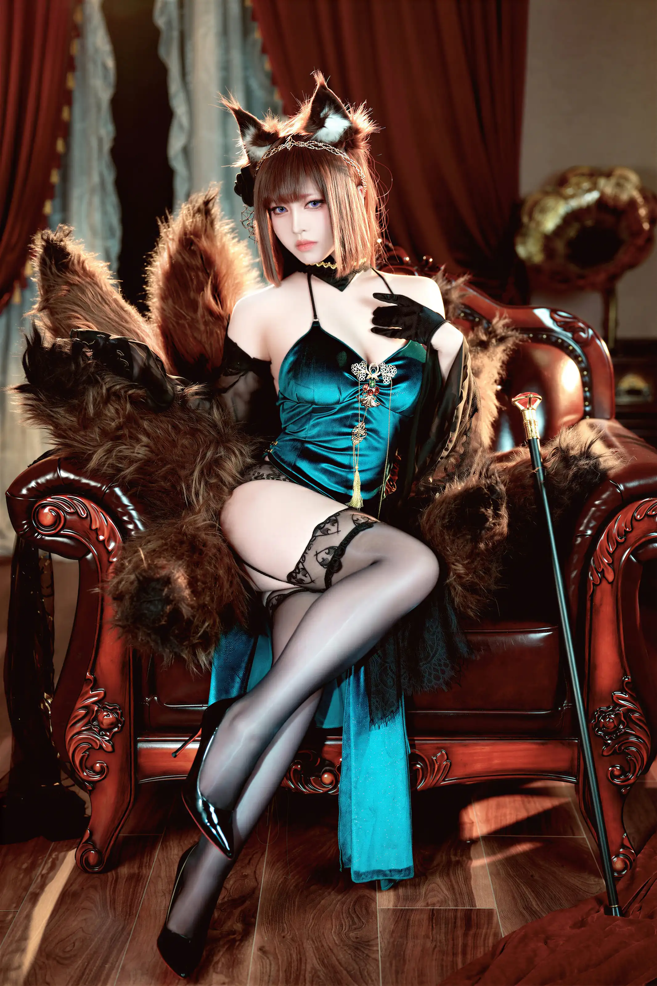 半半子 – 碧蓝航线 天城 玉座落鸾 [62P]插图2