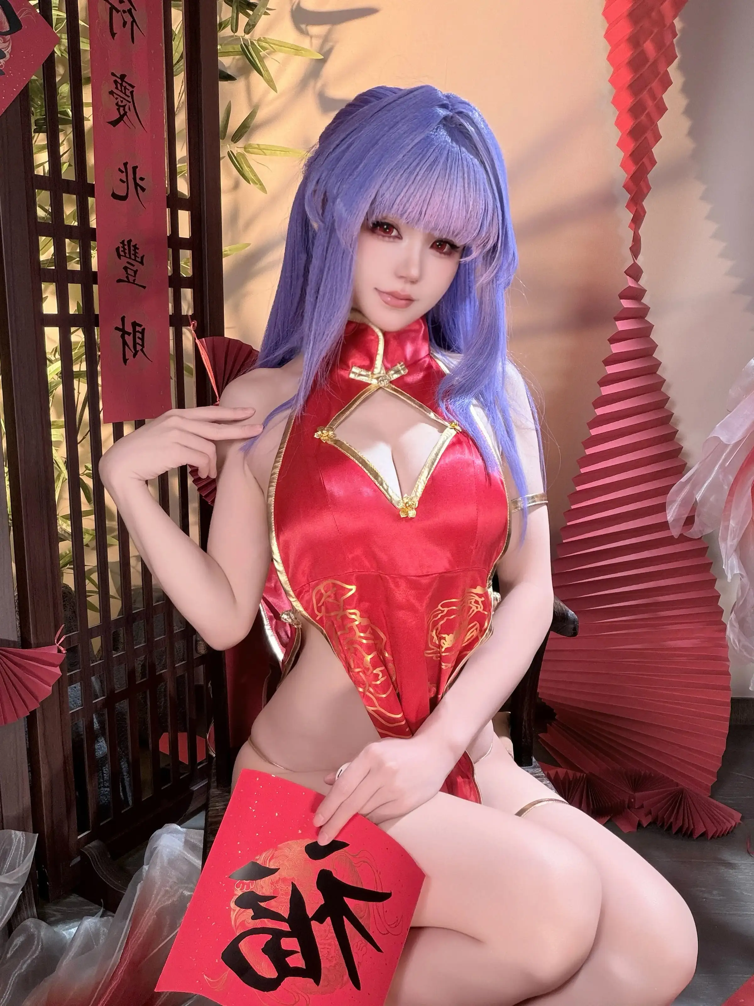 小仓千代w – Patreon订阅 萌姬联合旗袍[29P]插图1