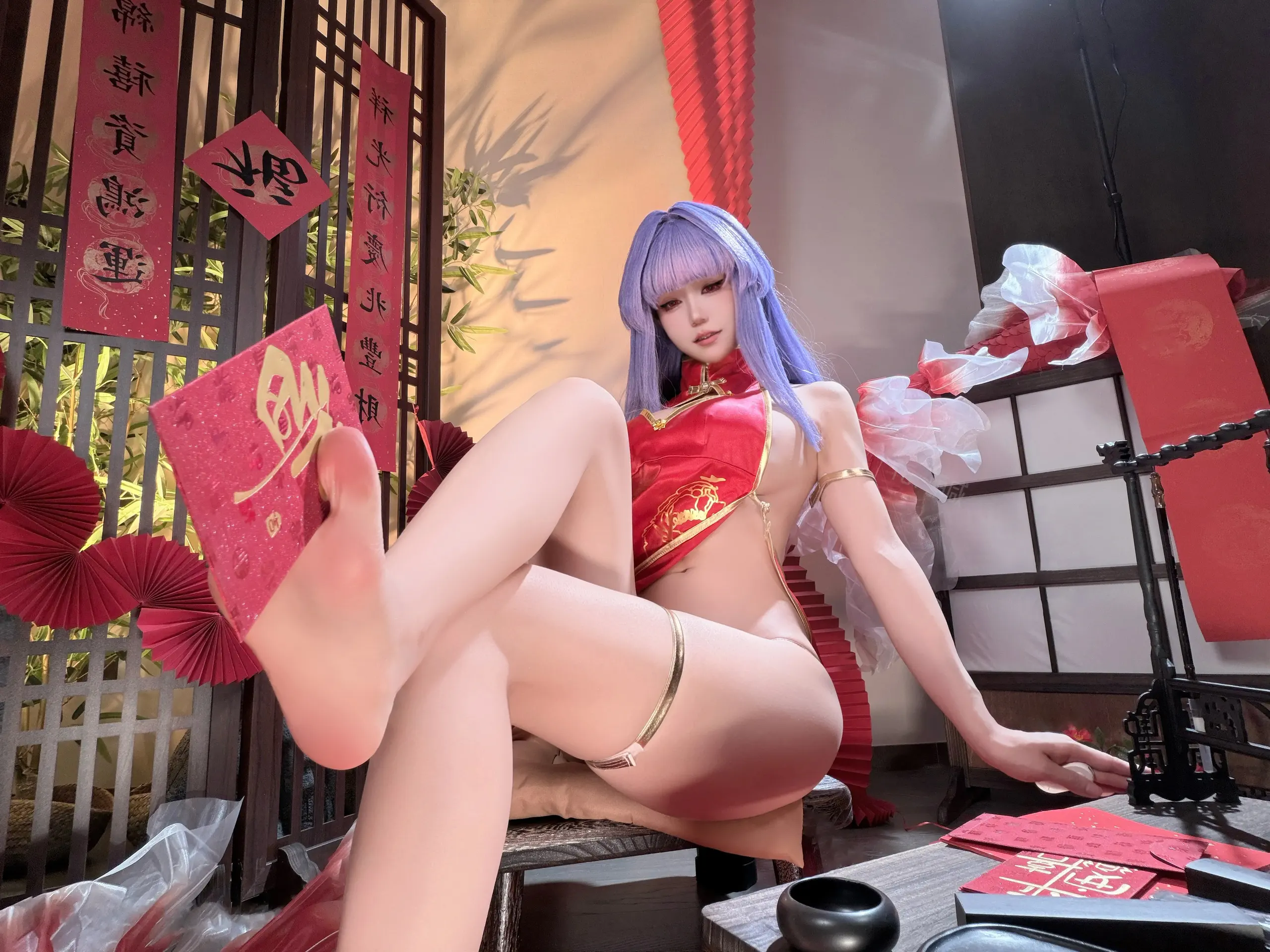 小仓千代w – Patreon订阅 萌姬联合旗袍[29P]插图4