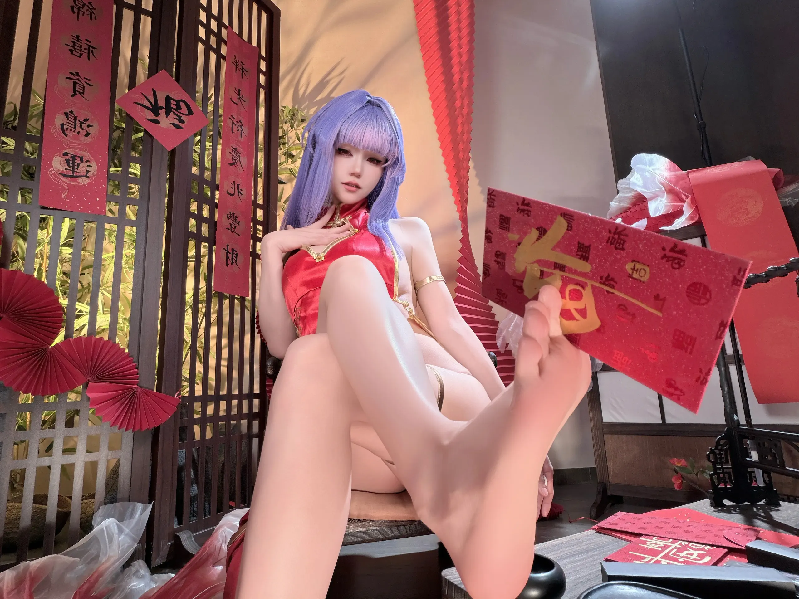 小仓千代w – Patreon订阅 萌姬联合旗袍[29P]插图5