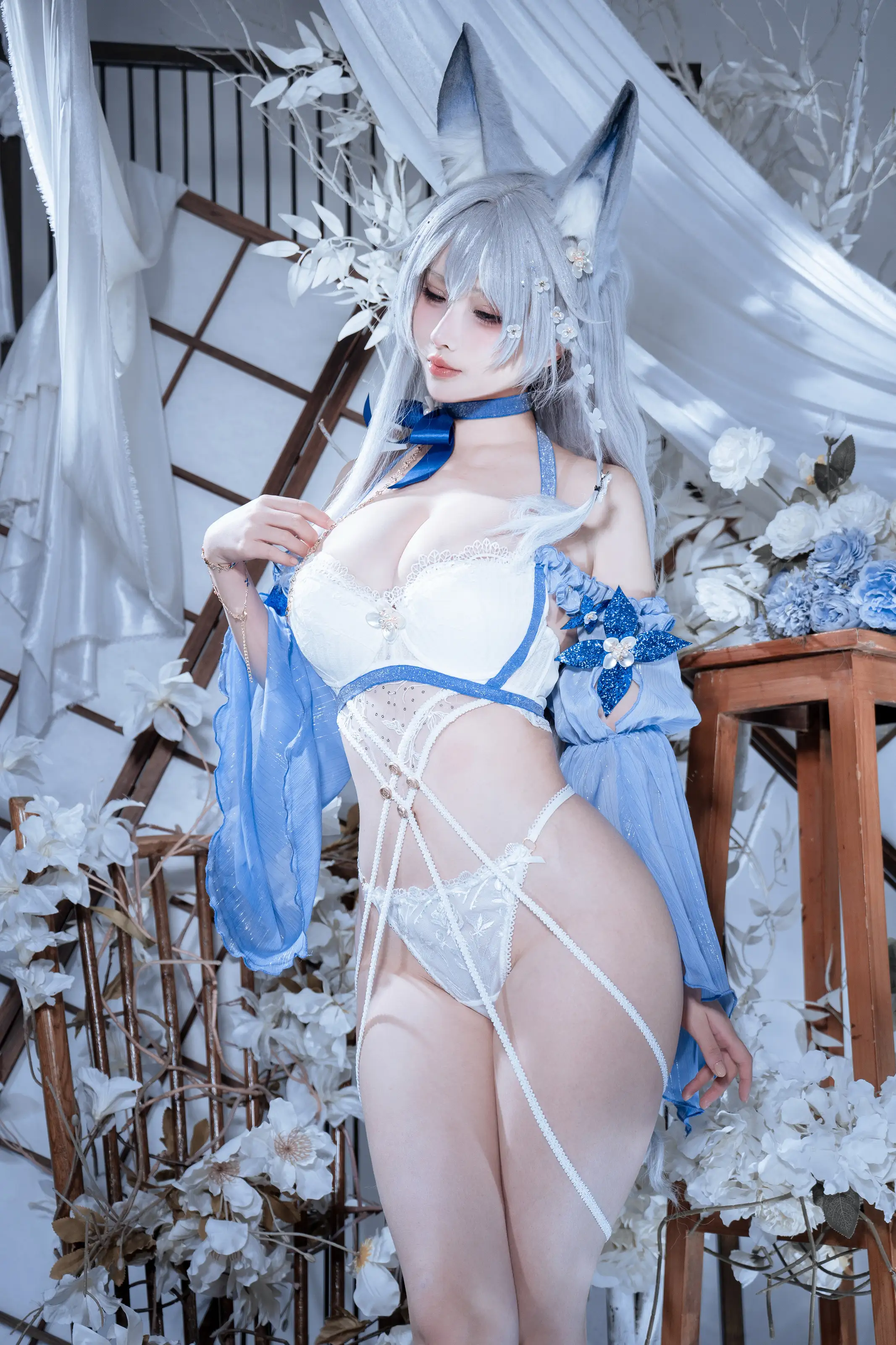 ♈ rioko凉凉子 – 碧蓝航线 水色夏日信浓 【37P】【丽人丝语】