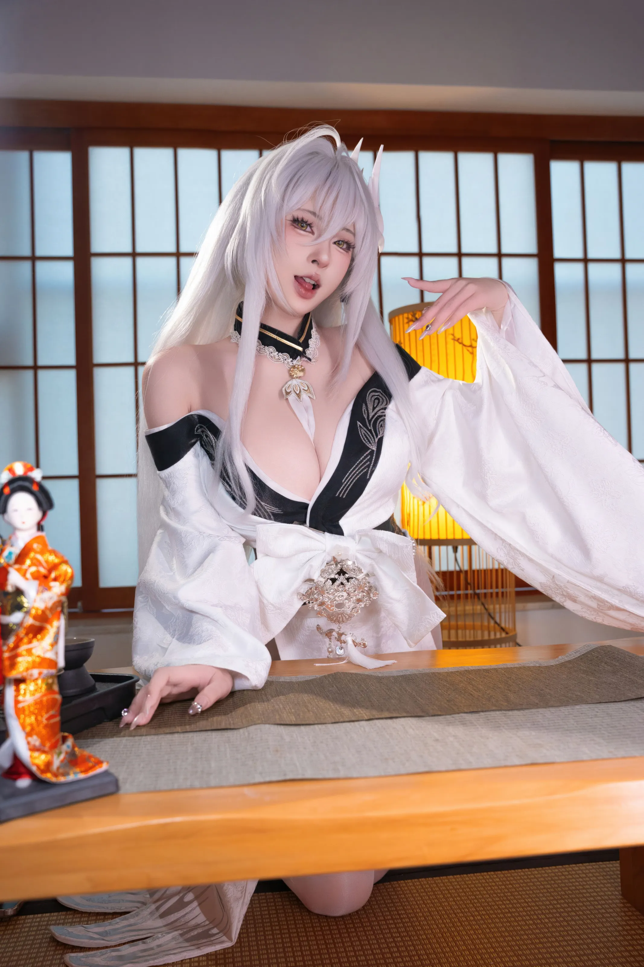 清水由乃 – 碧蓝航线 白凤和服 [76P]插图4