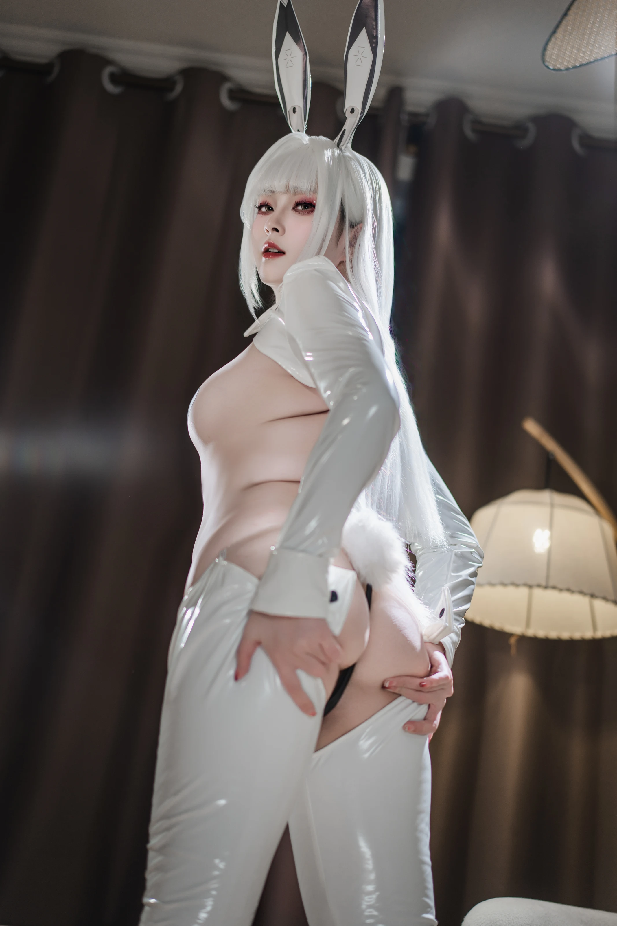 Natsuko夏夏子 – NIKKE 布兰儿 逆兔女郎 [81P]插图2