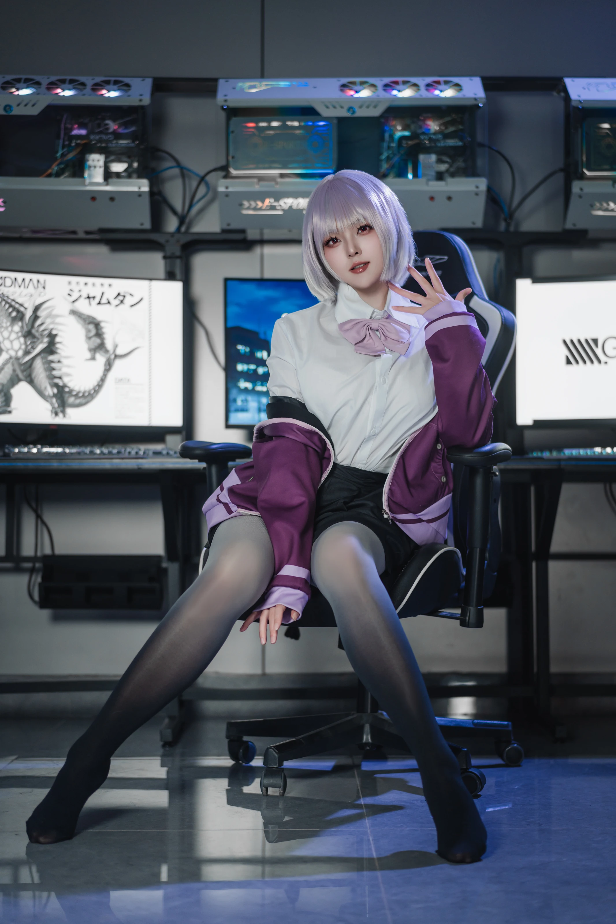 Natsuko夏夏子 – GRIDMAN 新条茜 [82P]插图6