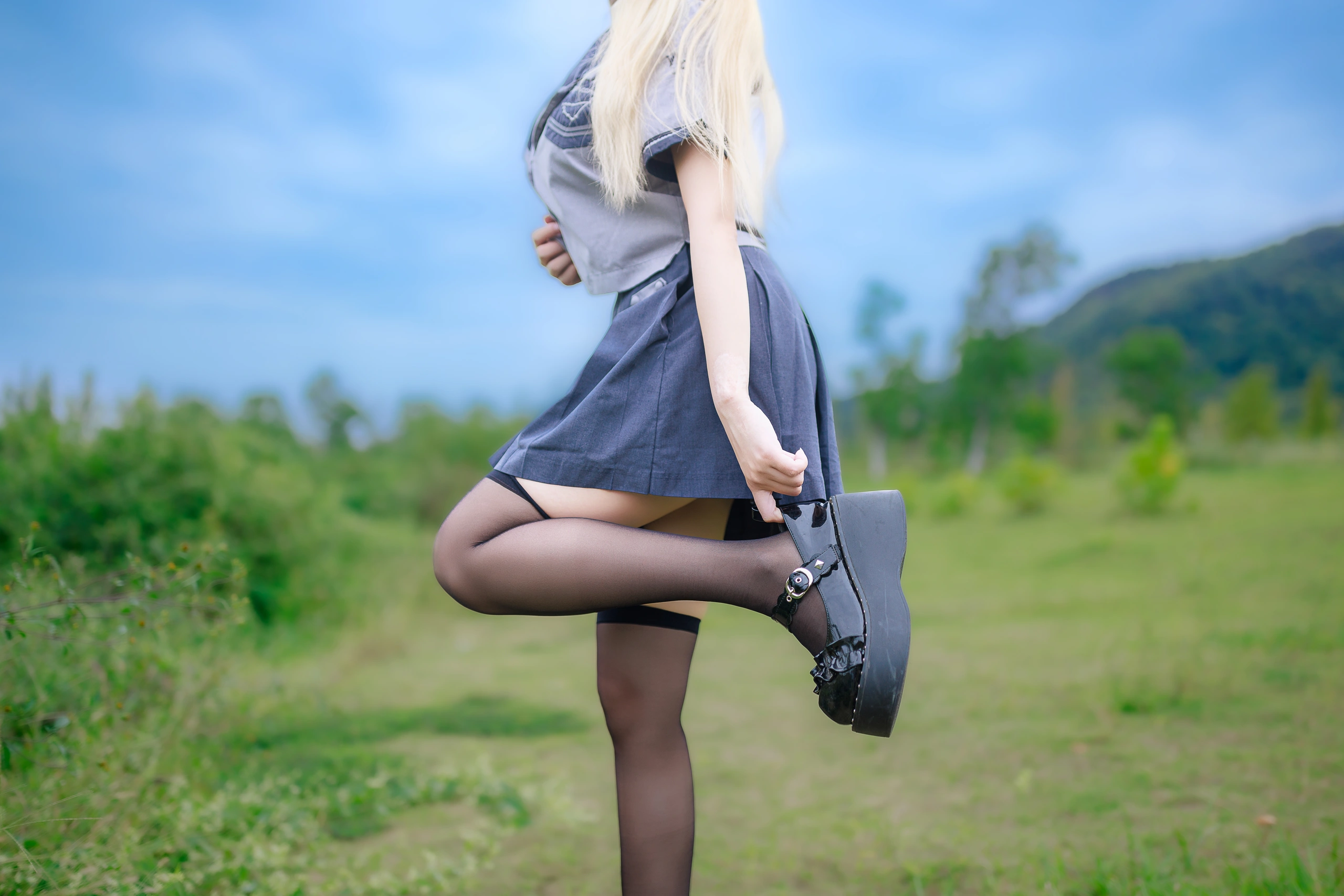 阿雪雪 – 湿地JK [78P]插图4