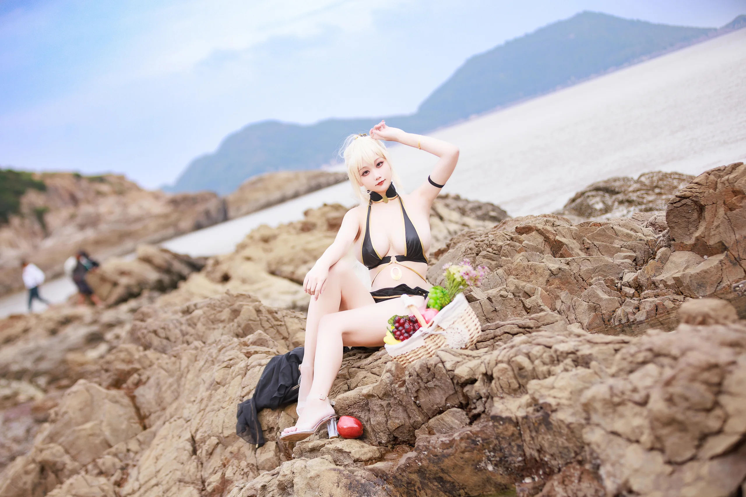 阿雪雪 – FGO 黑贞泳装 [84P]插图1