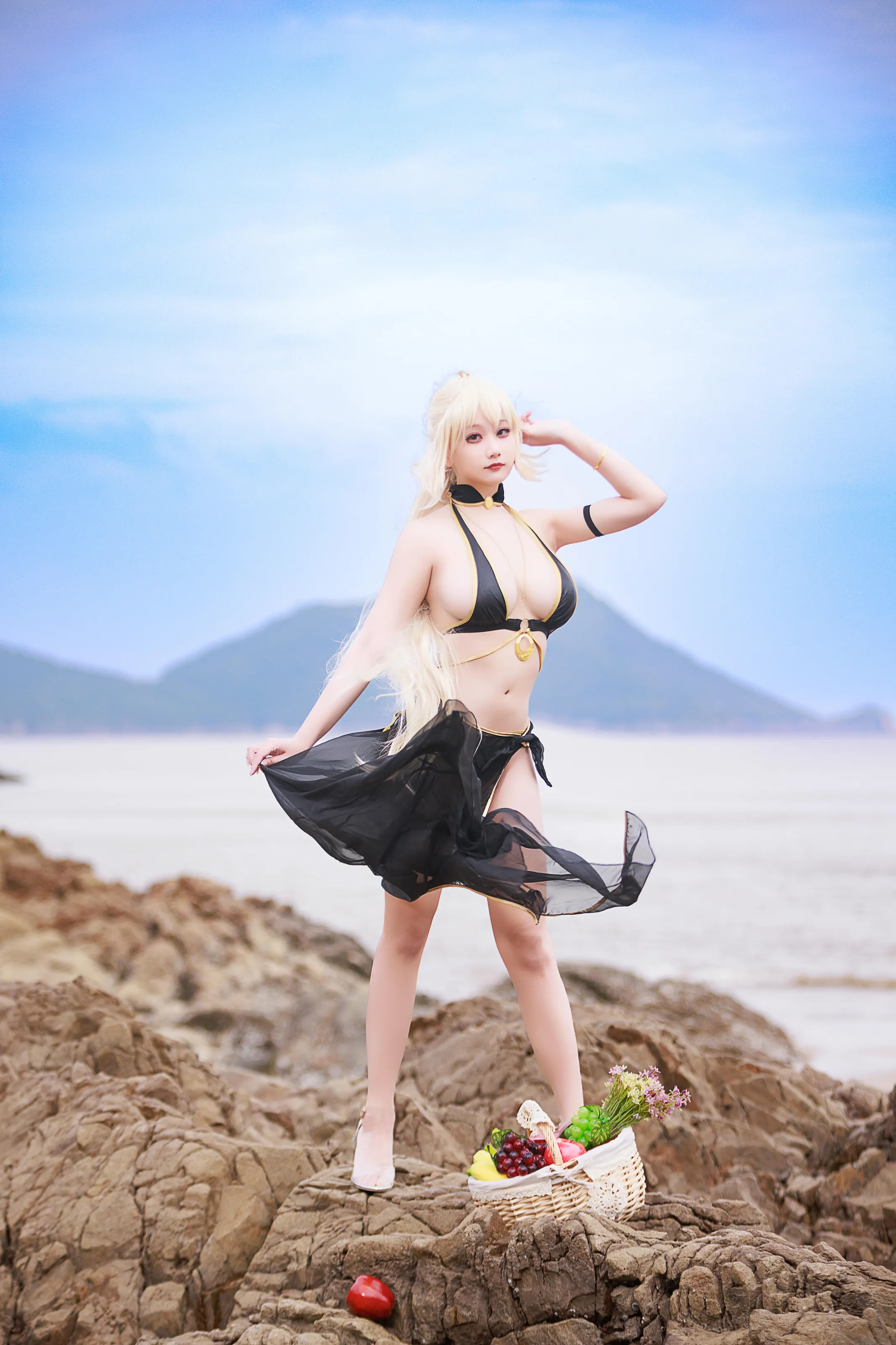 阿雪雪 – FGO 黑贞泳装 [84P]插图2