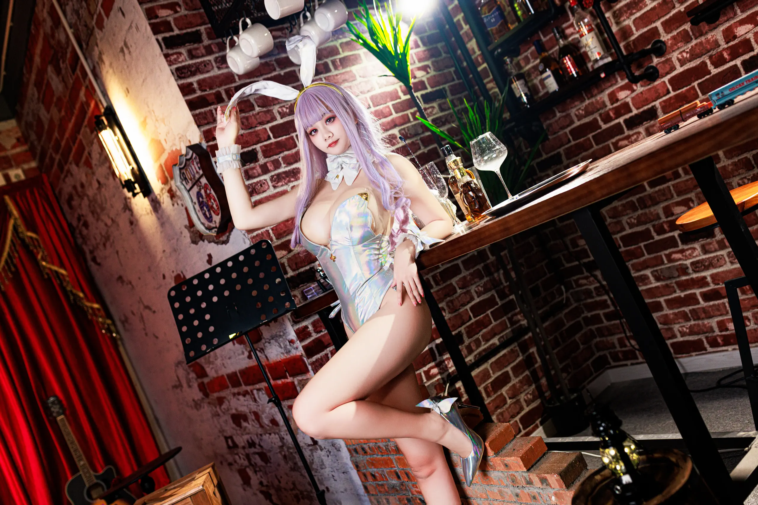 阿雪雪 – 碧蓝航线 普利茅斯兔女郎 [85P]插图4