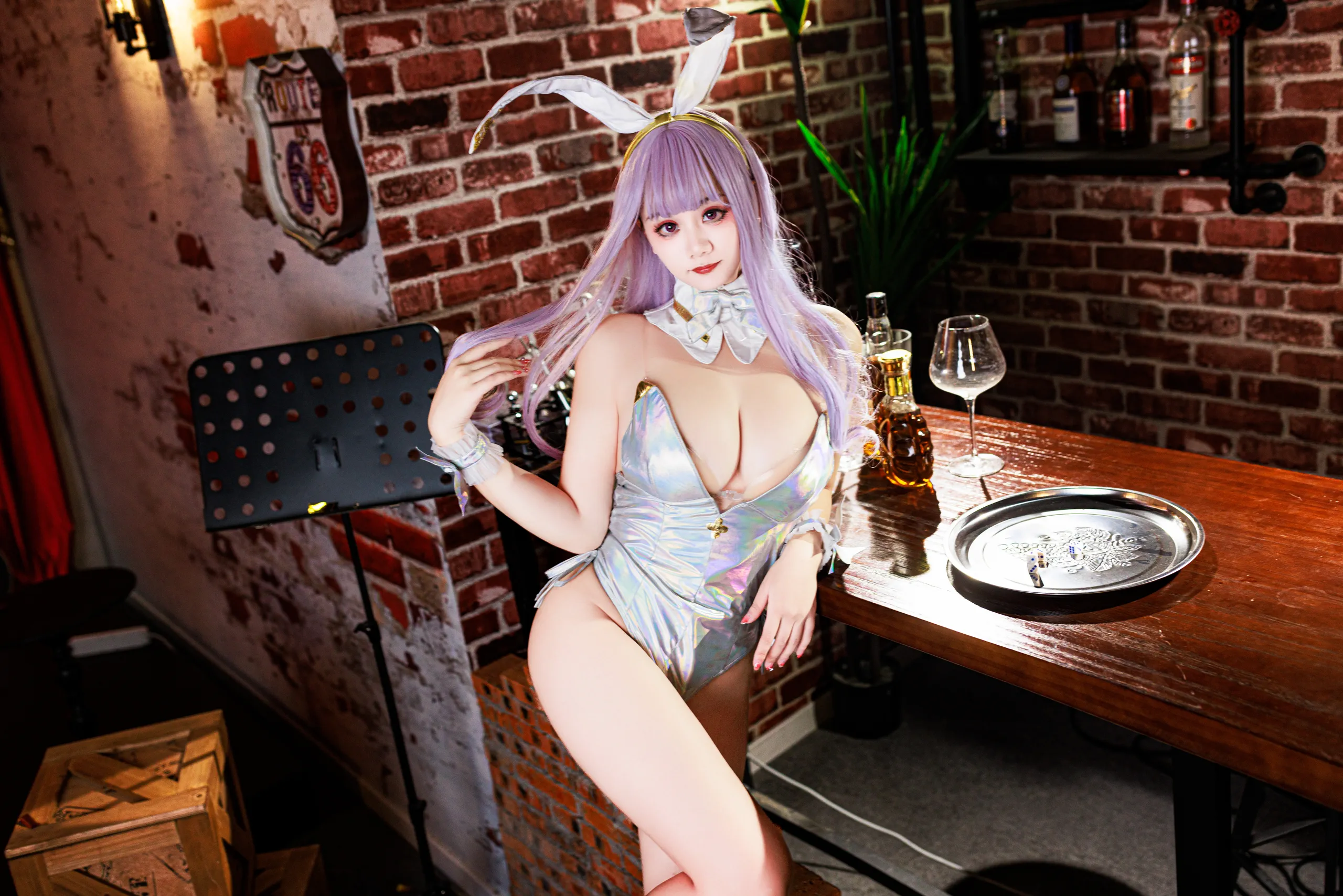 阿雪雪 – 碧蓝航线 普利茅斯兔女郎 [85P]插图5