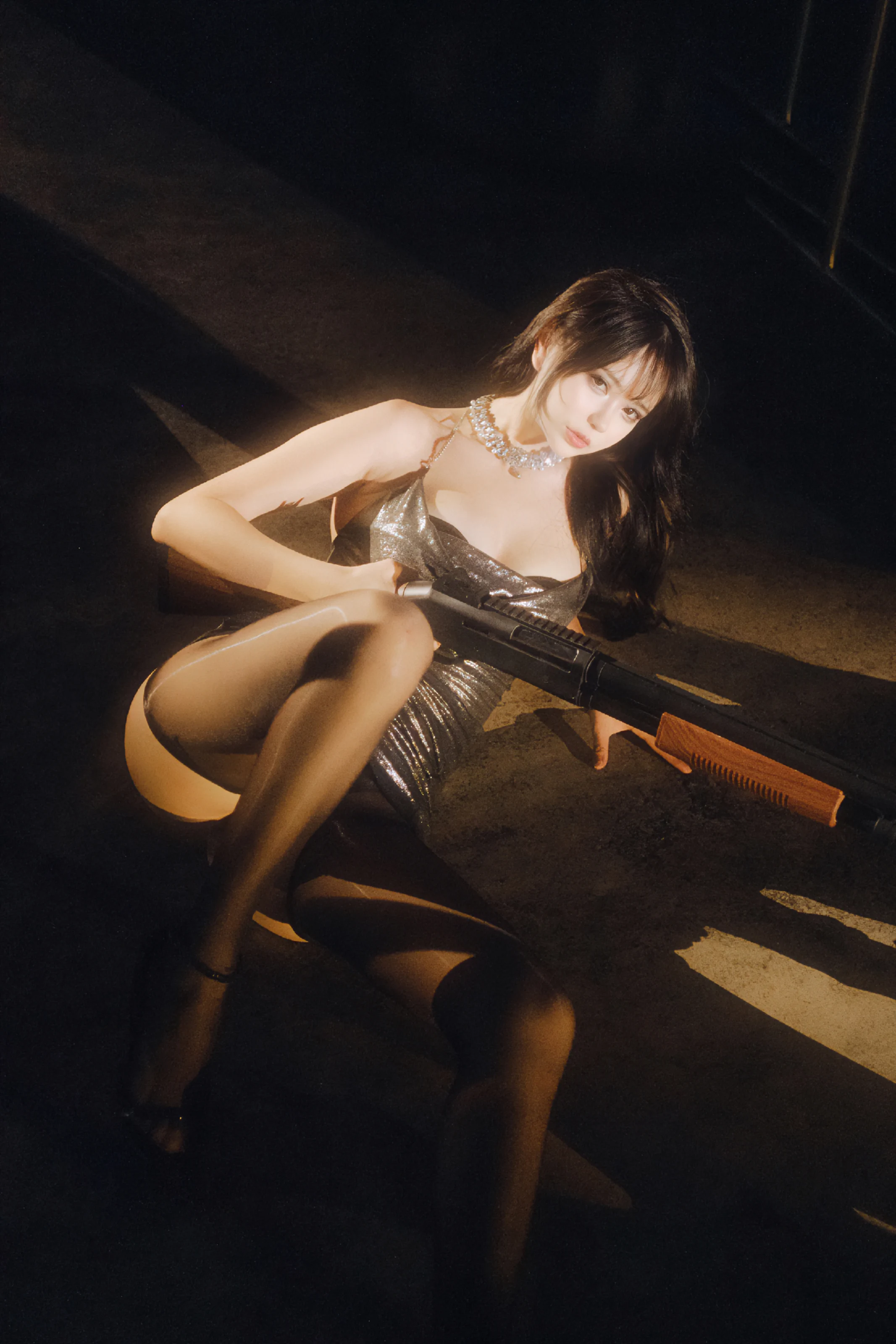 Tina很妖孽呀 – 夜色连衣裙 [37P]插图4