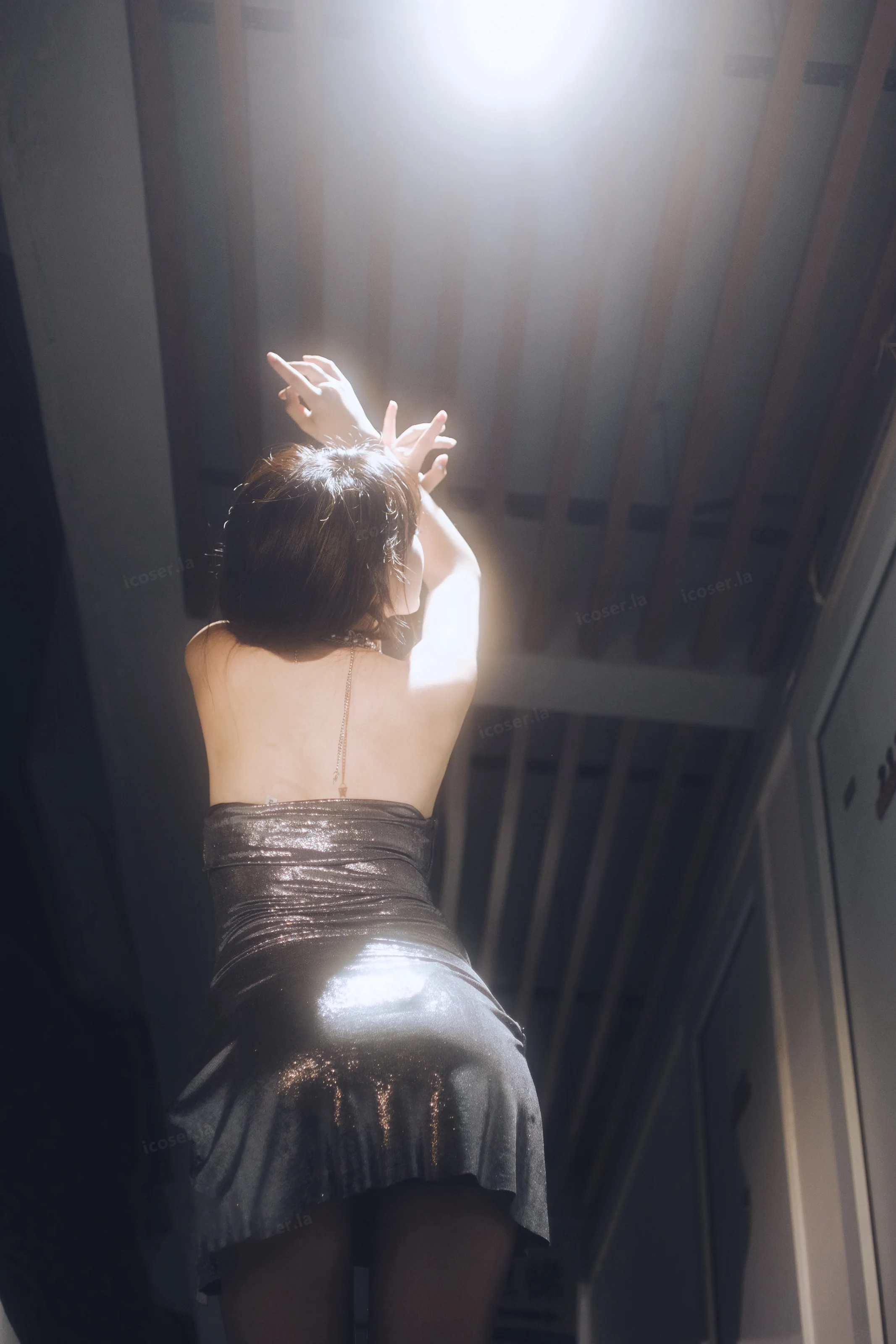 Tina很妖孽呀 – 夜色连衣裙 [37P]插图6