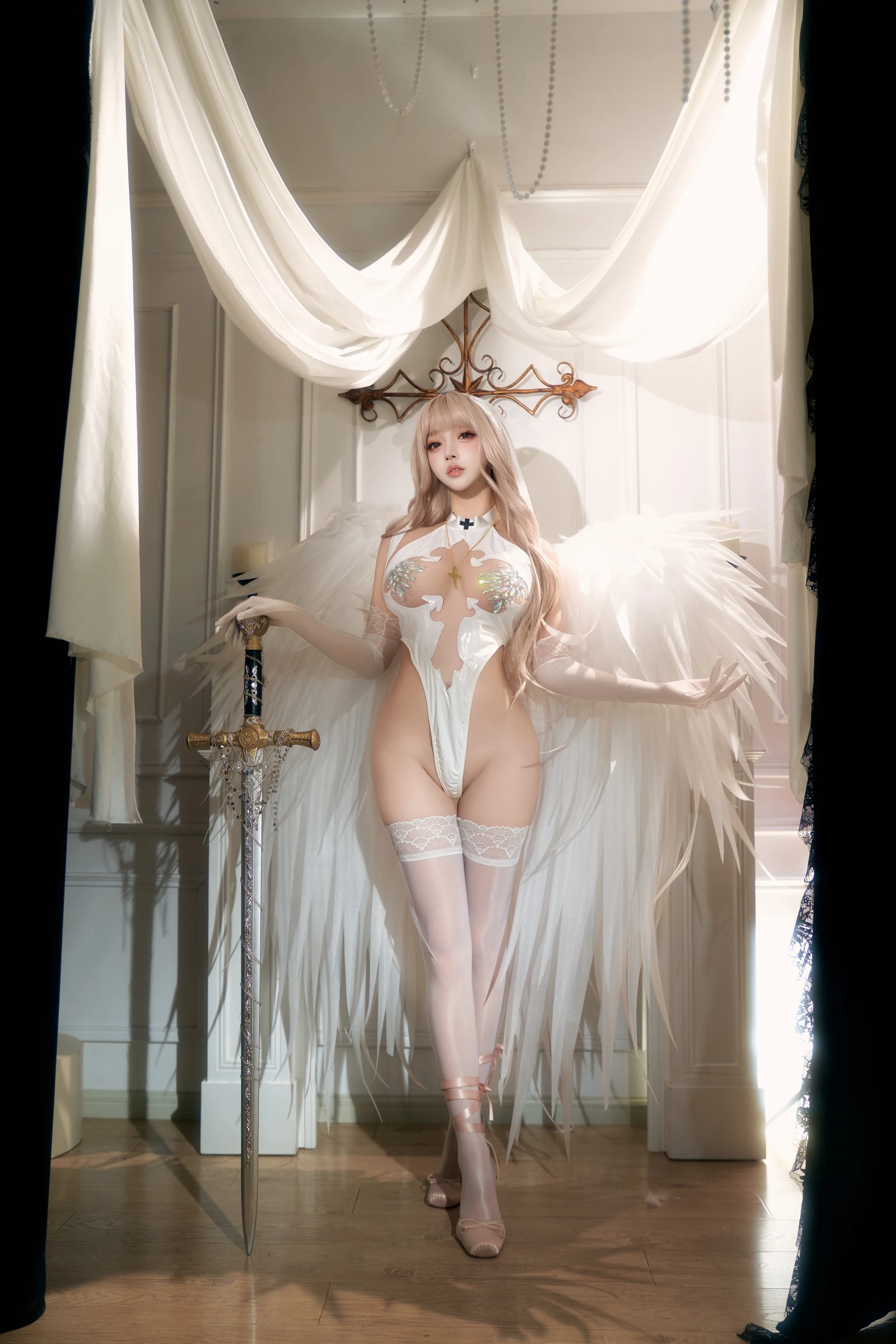 过期米线线喵 – 与神同行[53P]插图3