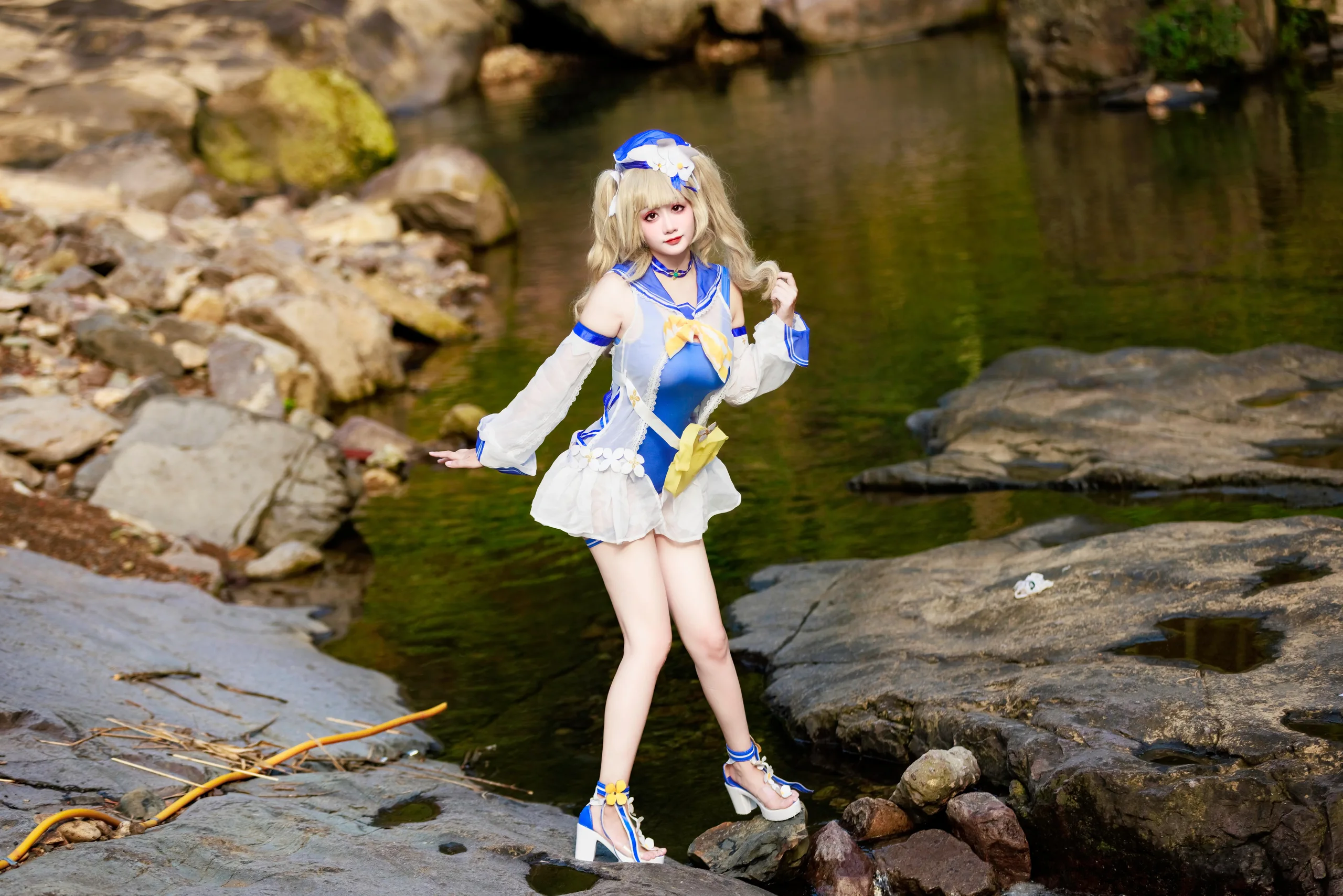 阿雪雪 – 芭芭拉泳装 [85P]插图2