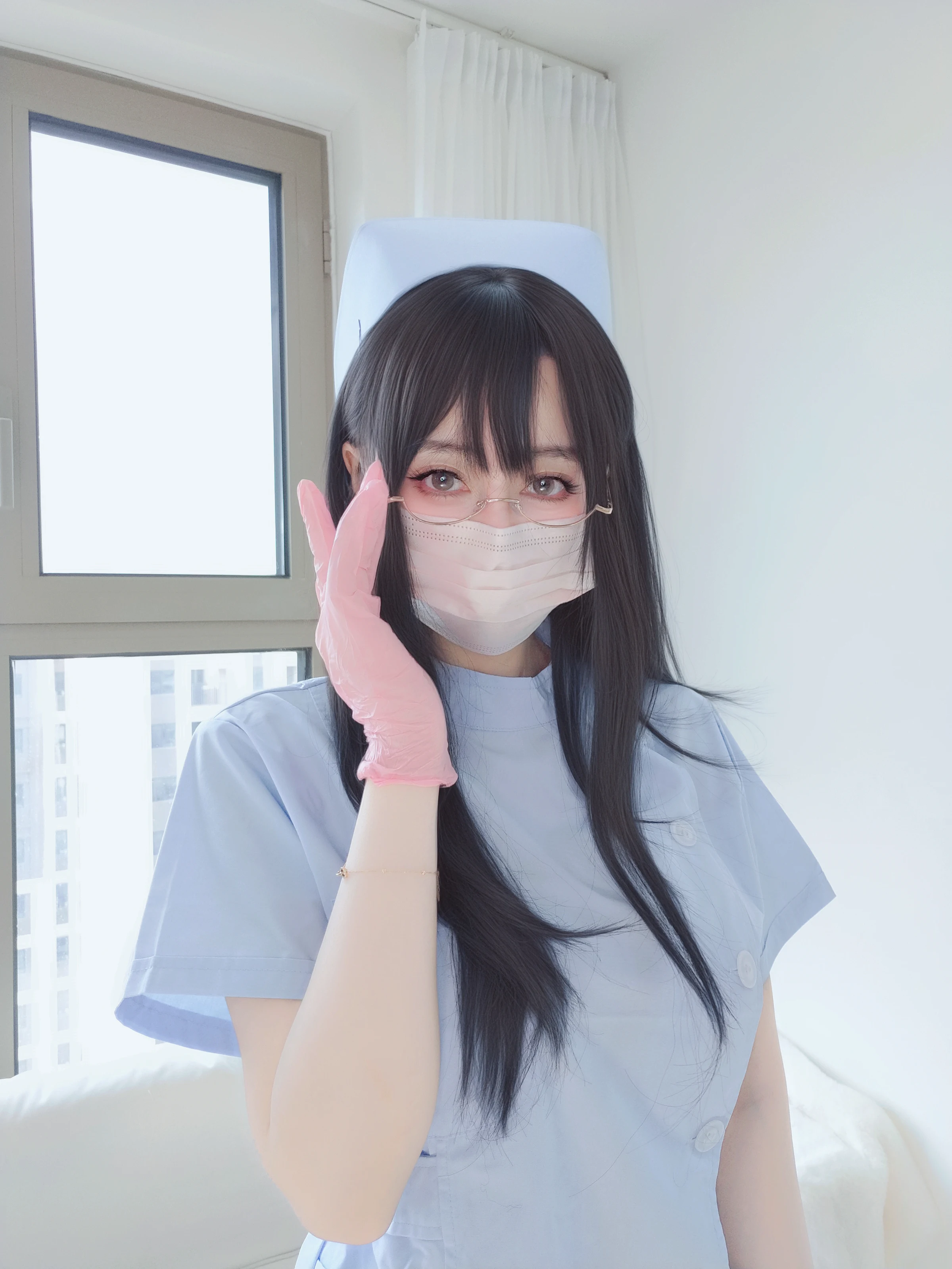 白银81 – 自摄Vol.95 蓝色护士 [162P]插图1