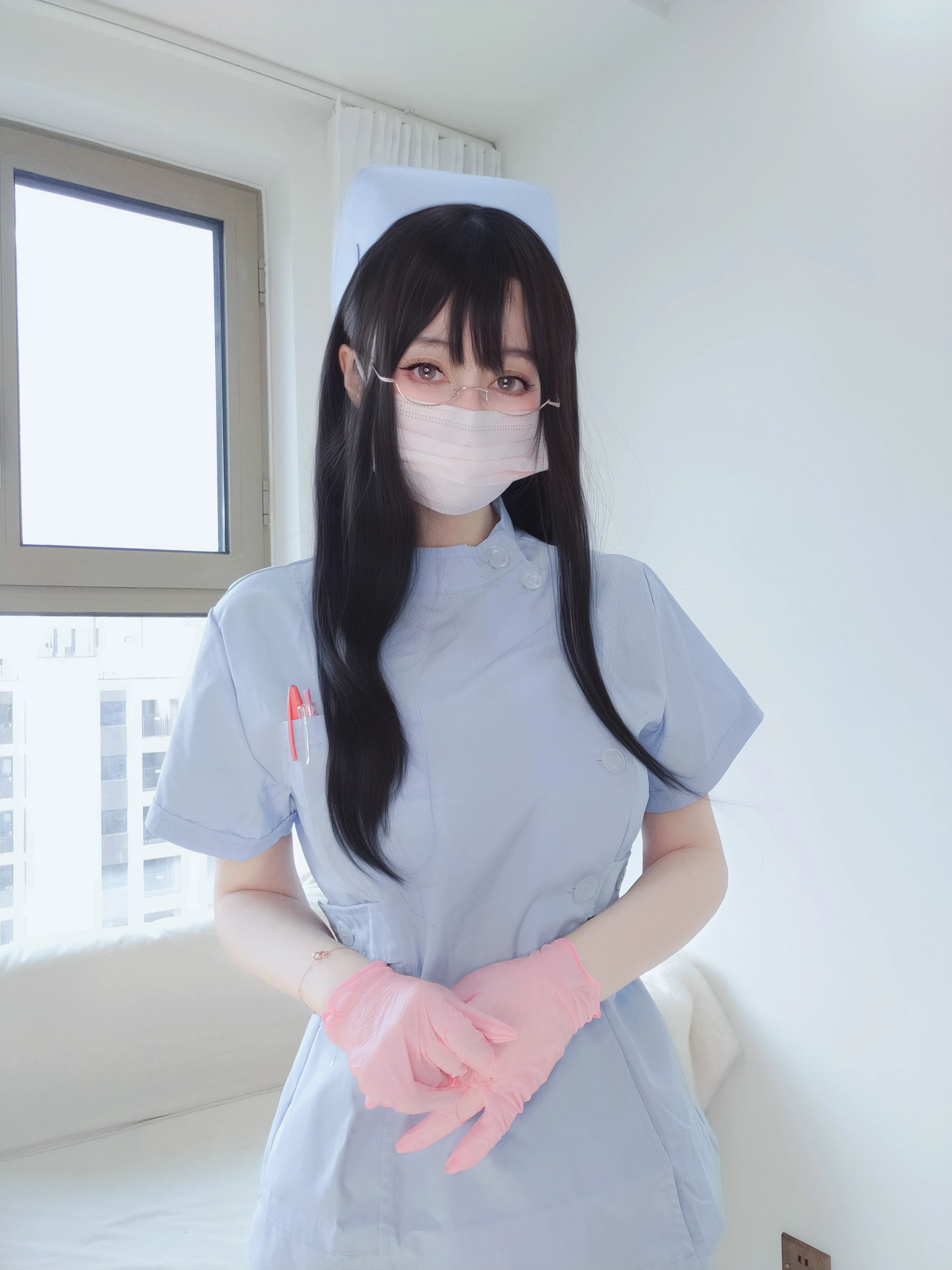 白银81 – 自摄Vol.95 蓝色护士 [162P]插图2