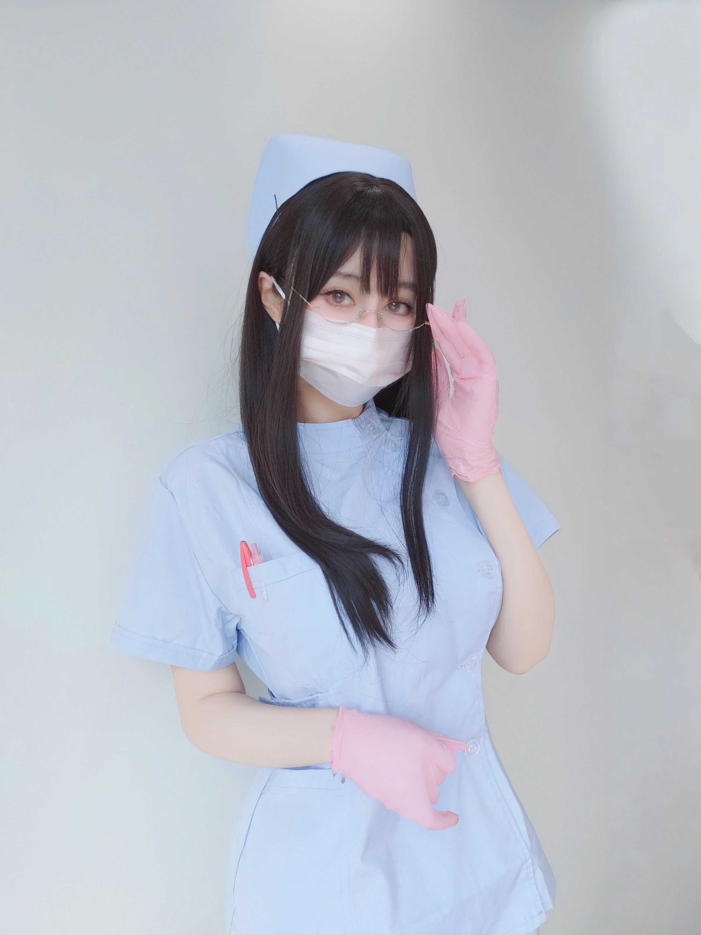 白银81 – 自摄Vol.95 蓝色护士 [162P]插图6