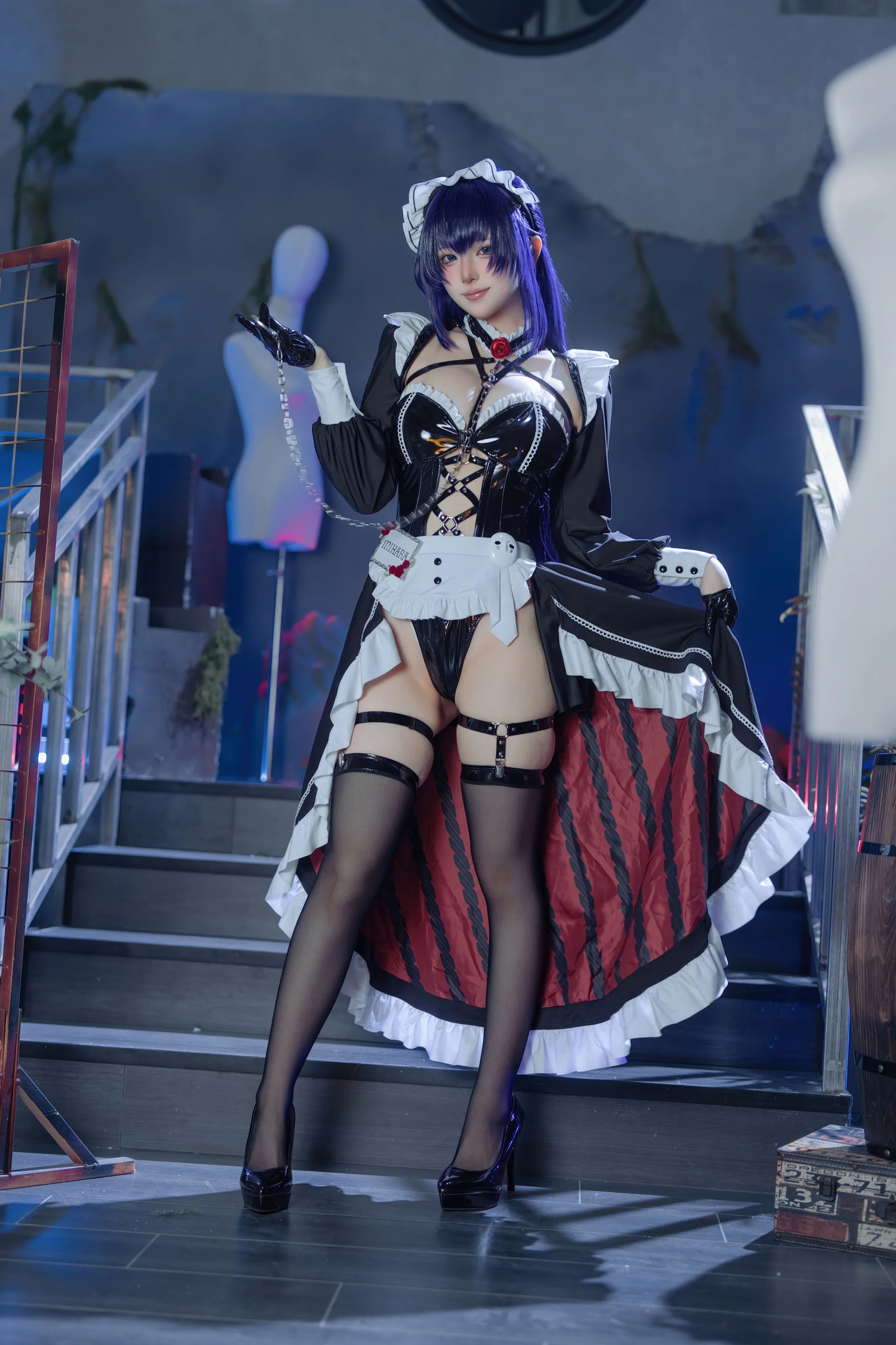 屿鱼 – Nikke胜利女神 米哈拉·咖啡女仆 [80P]插图2