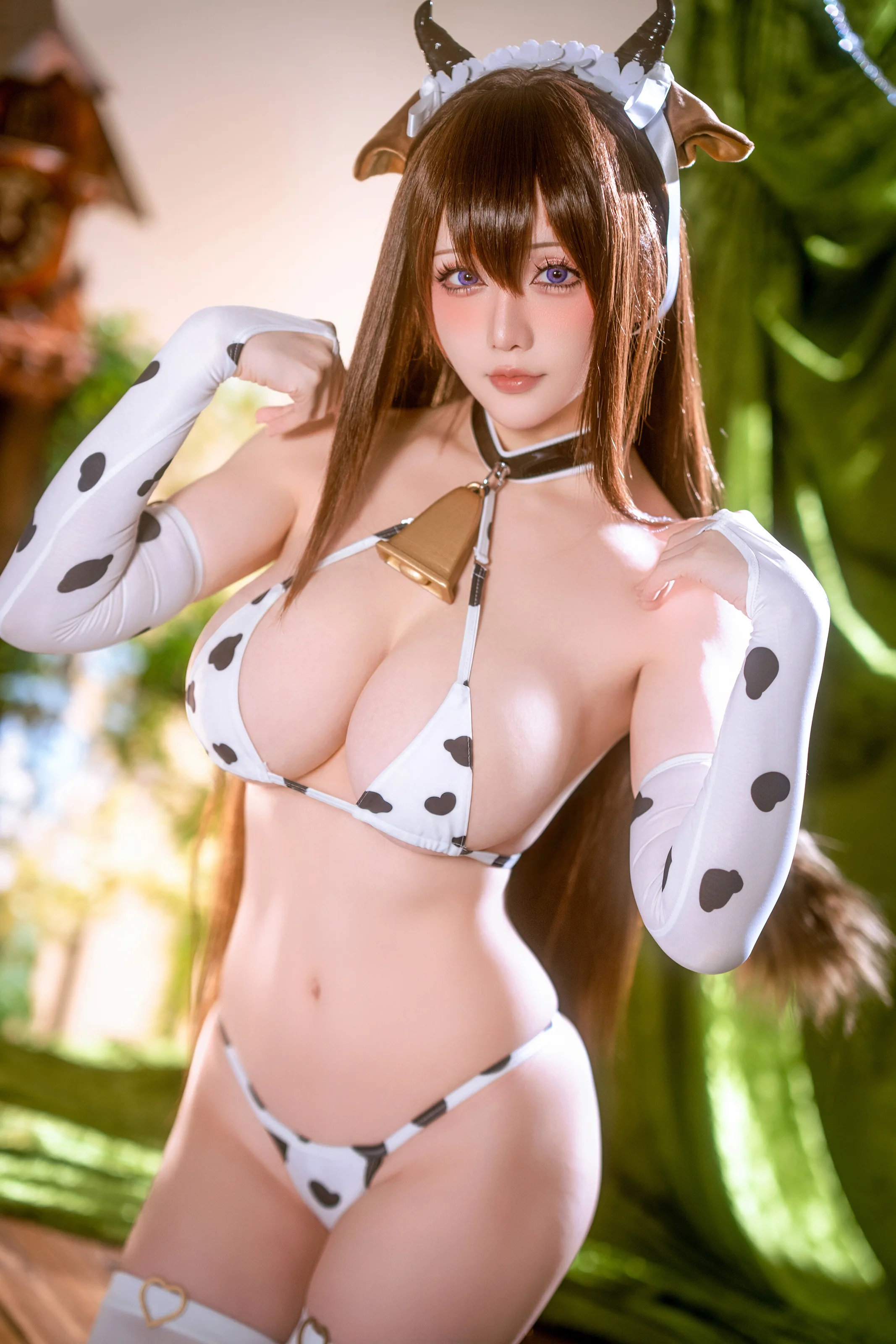 星之迟迟 - 碧蓝航线-樫野·奶牛比基尼 [59P]|图集秀