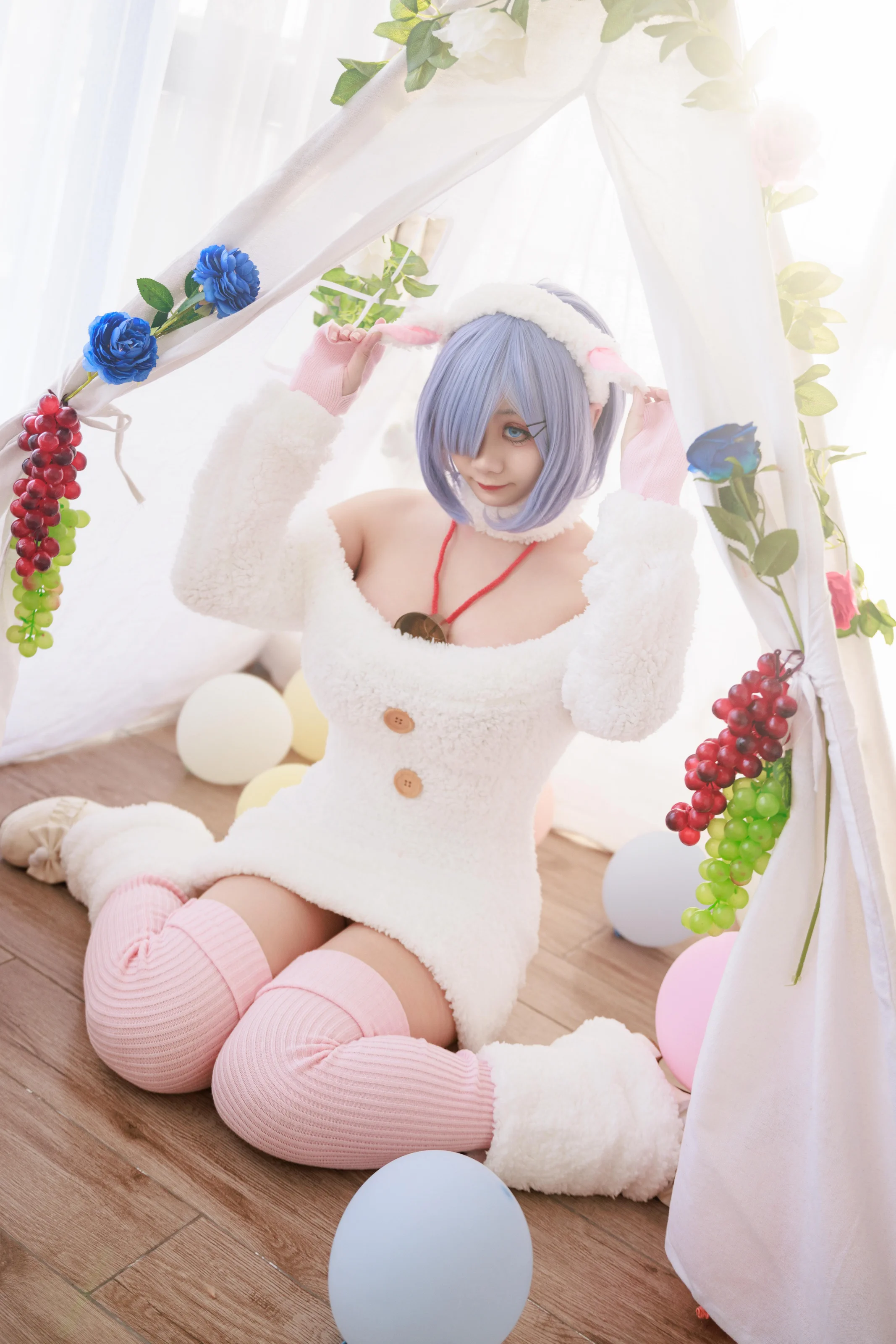 阿雪雪 – 从零开始的异世界生活 蕾姆小羊 [77P]插图2