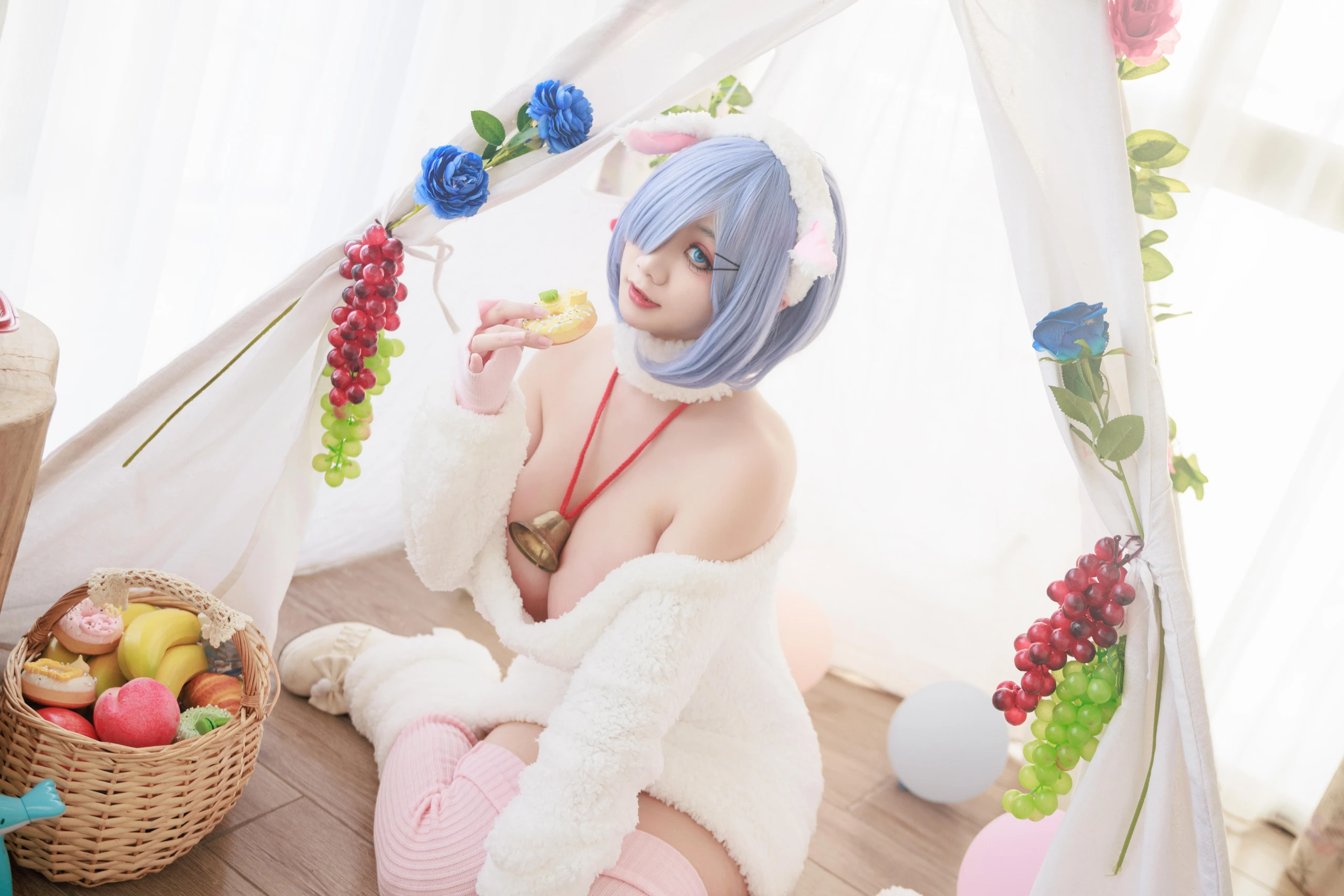 阿雪雪 – 从零开始的异世界生活 蕾姆小羊 [77P]插图3