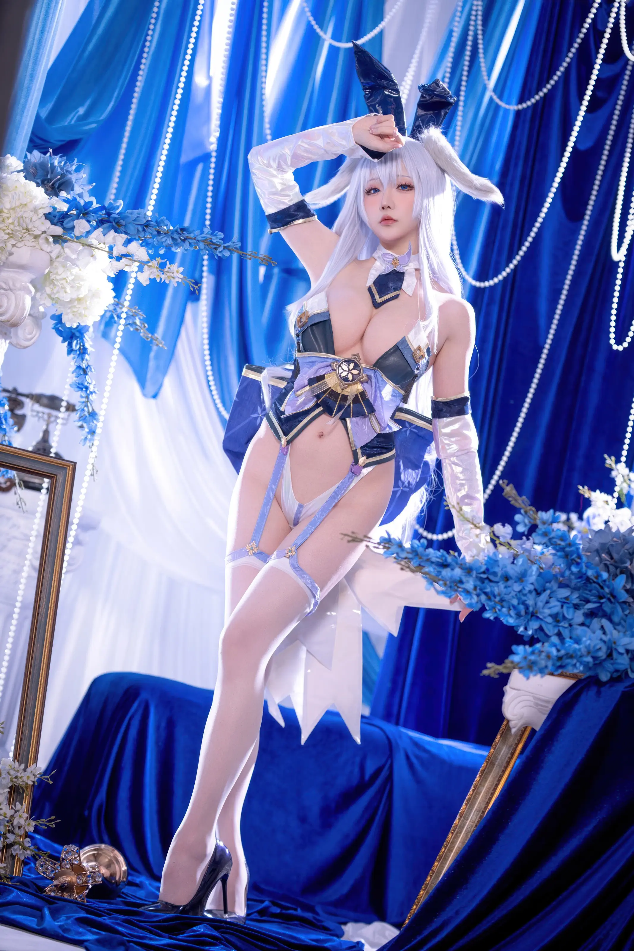 星之迟迟 – 2025年10月计划F 碧蓝航线 信浓 兔女郎 [52P]插图1