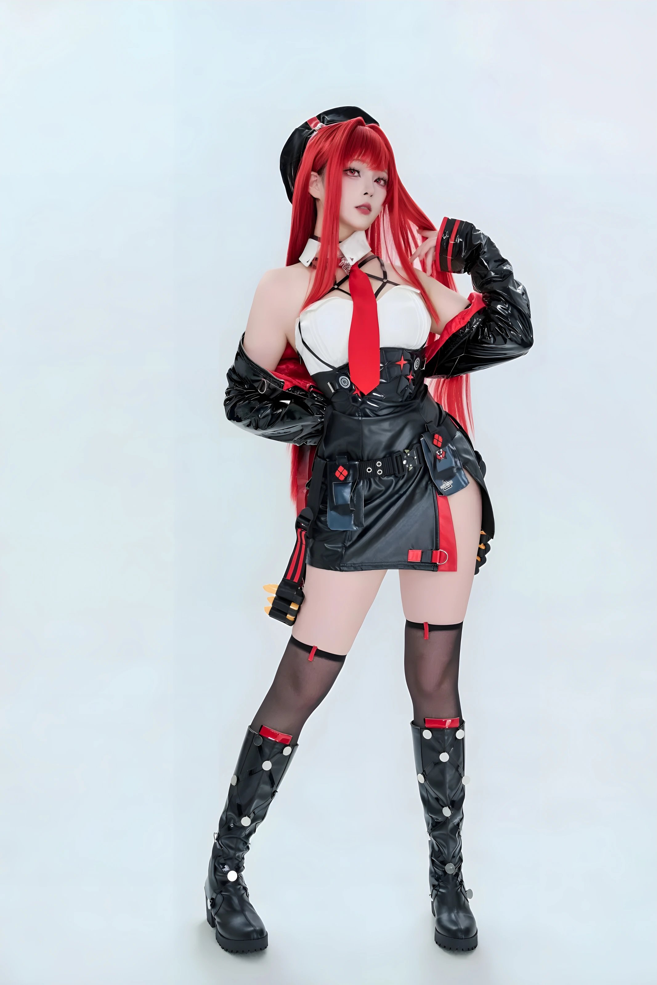 Natsuko夏夏子 – Nikke 拉毗 小红帽 [77P]插图2