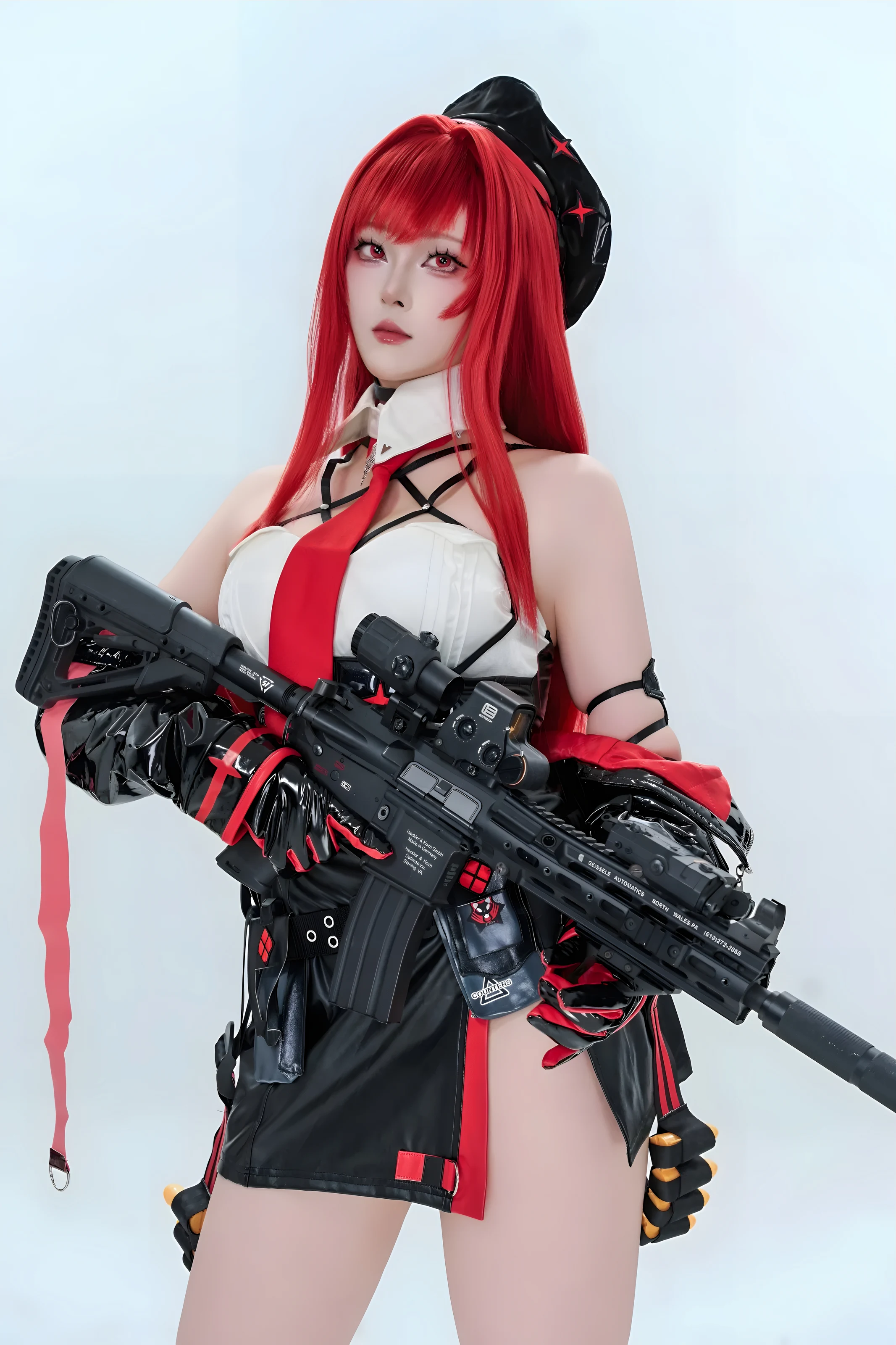 Natsuko夏夏子 – Nikke 拉毗 小红帽 [77P]插图5