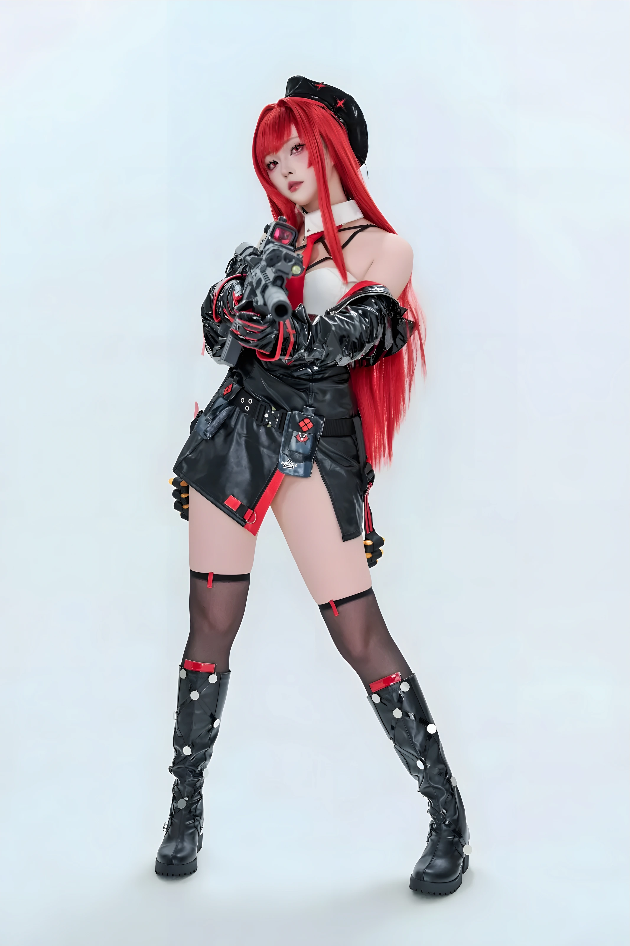 Natsuko夏夏子 – Nikke 拉毗 小红帽 [77P]插图6