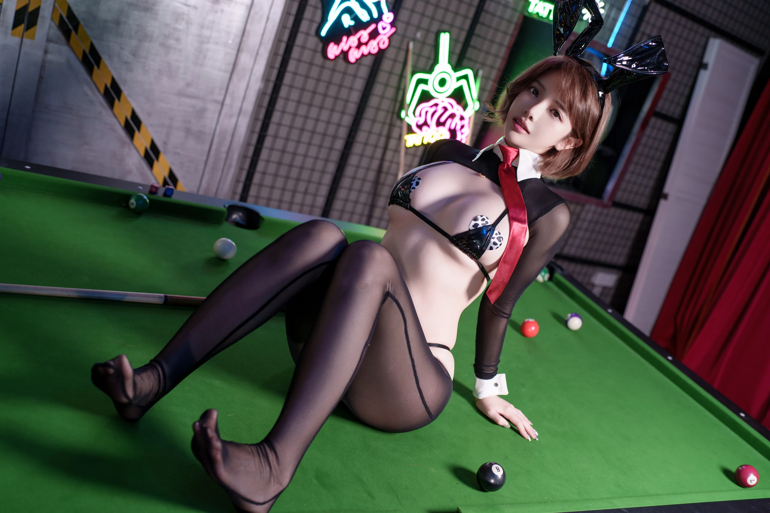 雯妹不讲道理 – 黑色逆兔 [44P]插图3