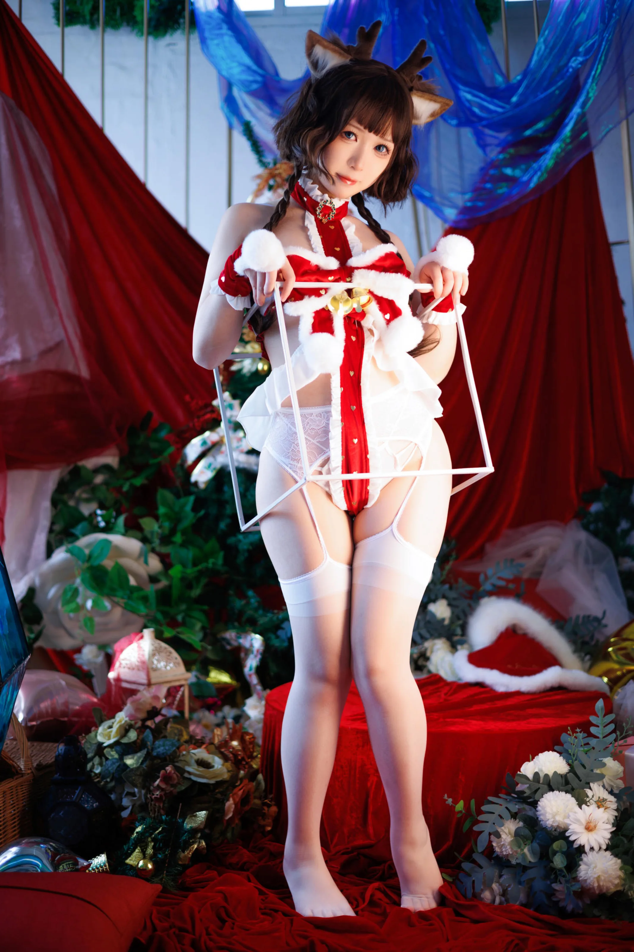 樱落酱w – 圣诞小鹿 [28P]插图1