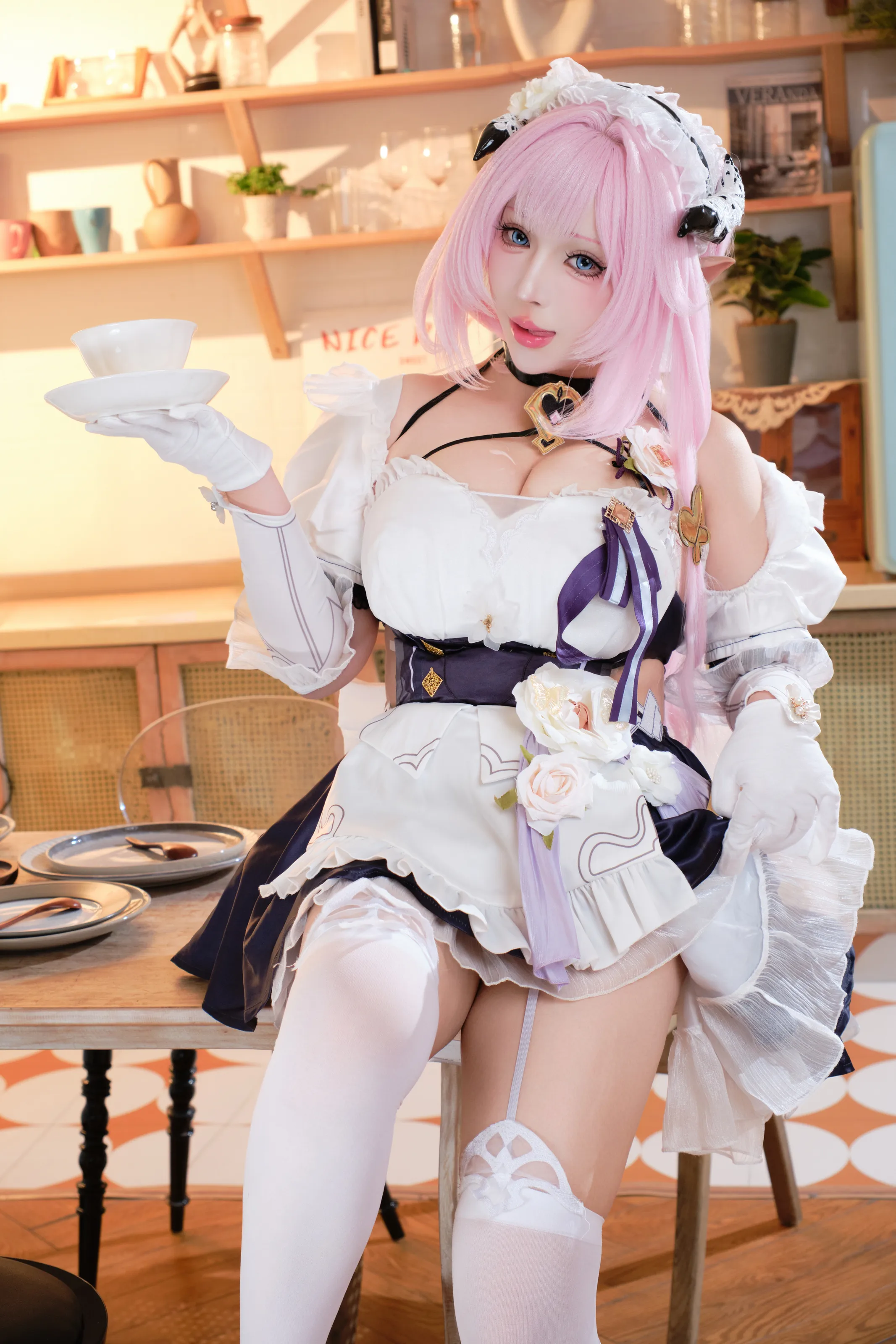 胡桃猫Kurumineko – 爱莉希雅女仆 [125P]插图1