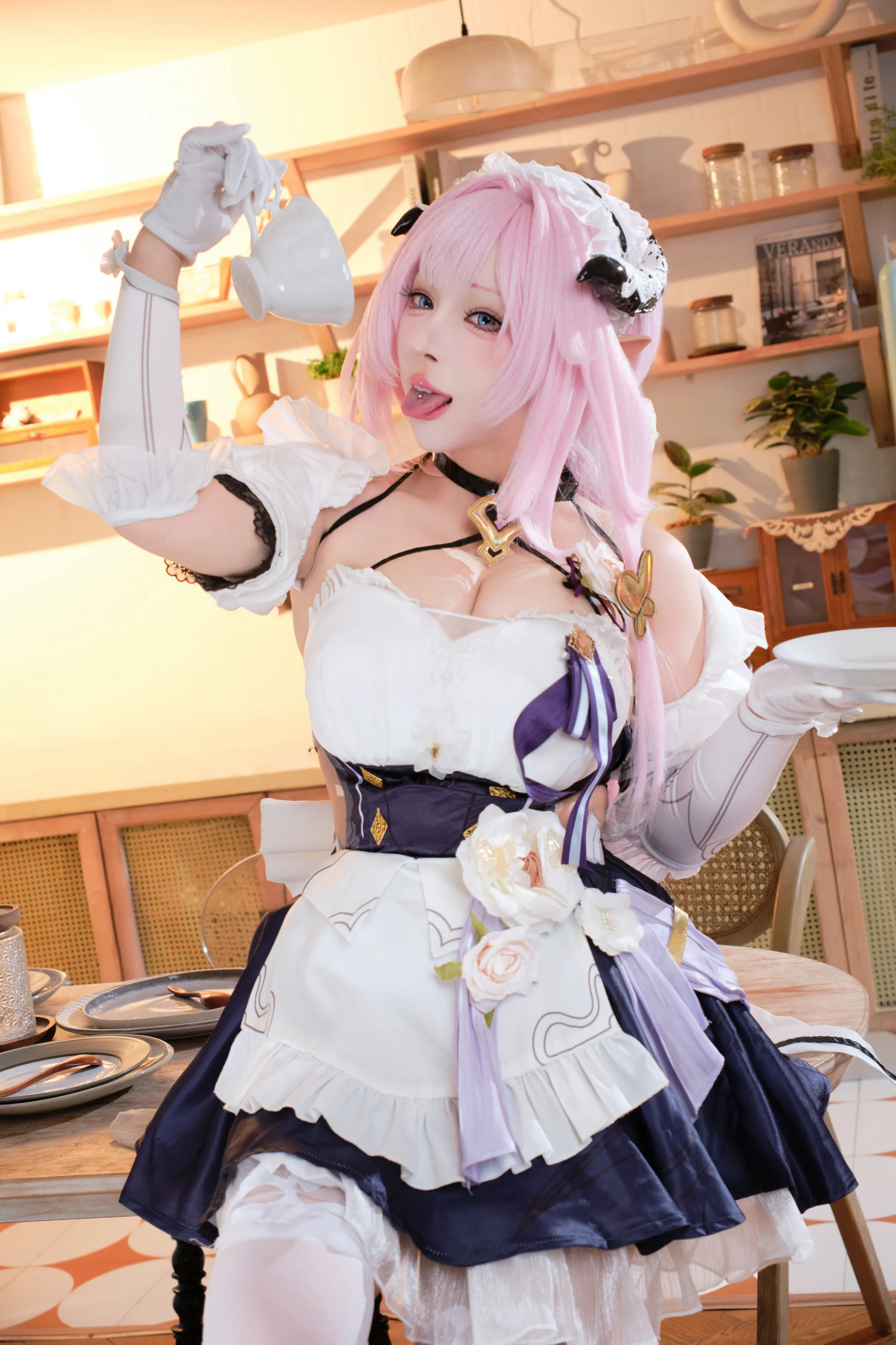 胡桃猫Kurumineko – 爱莉希雅女仆 [125P]插图2