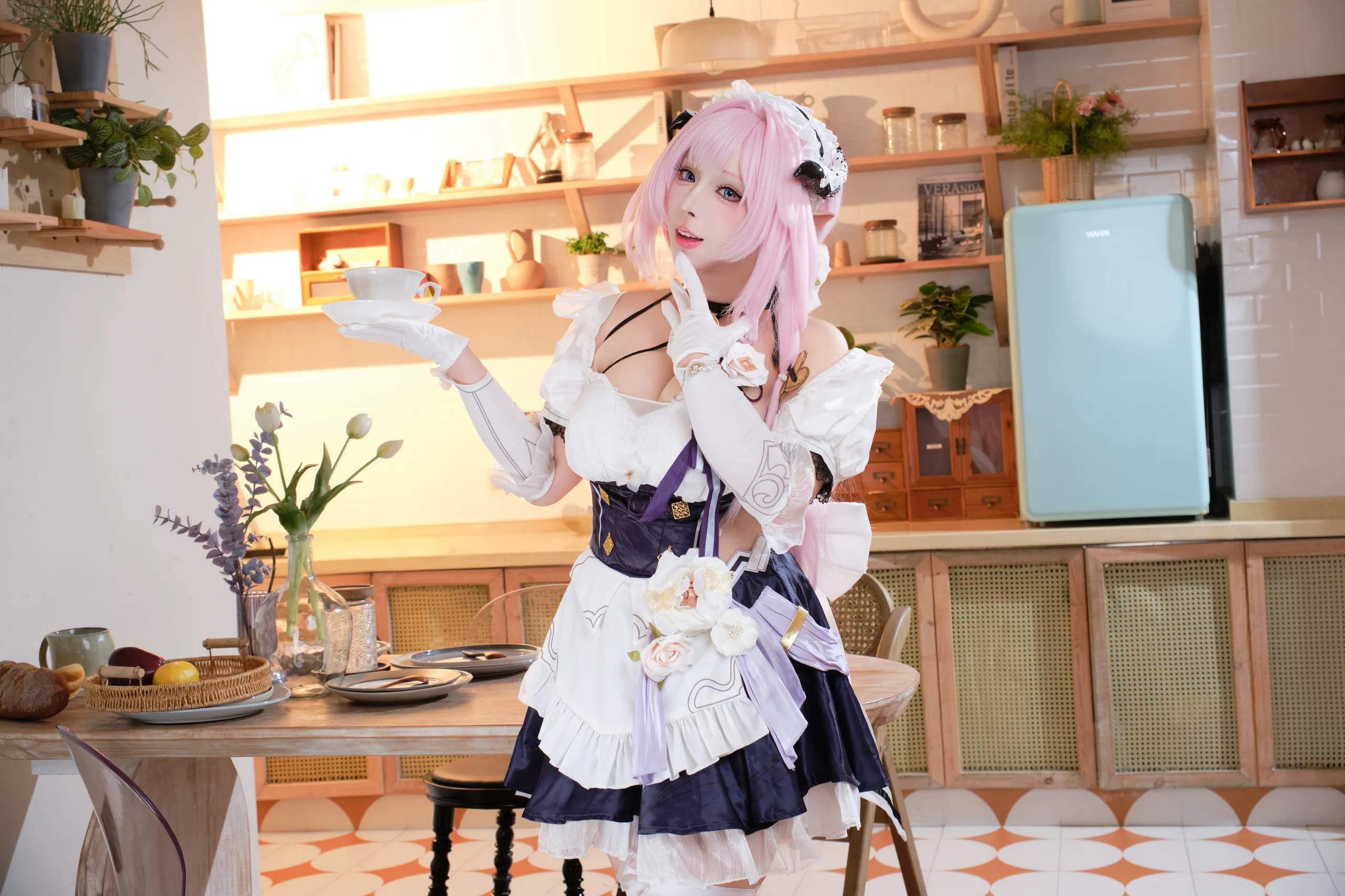 胡桃猫Kurumineko – 爱莉希雅女仆 [125P]插图3