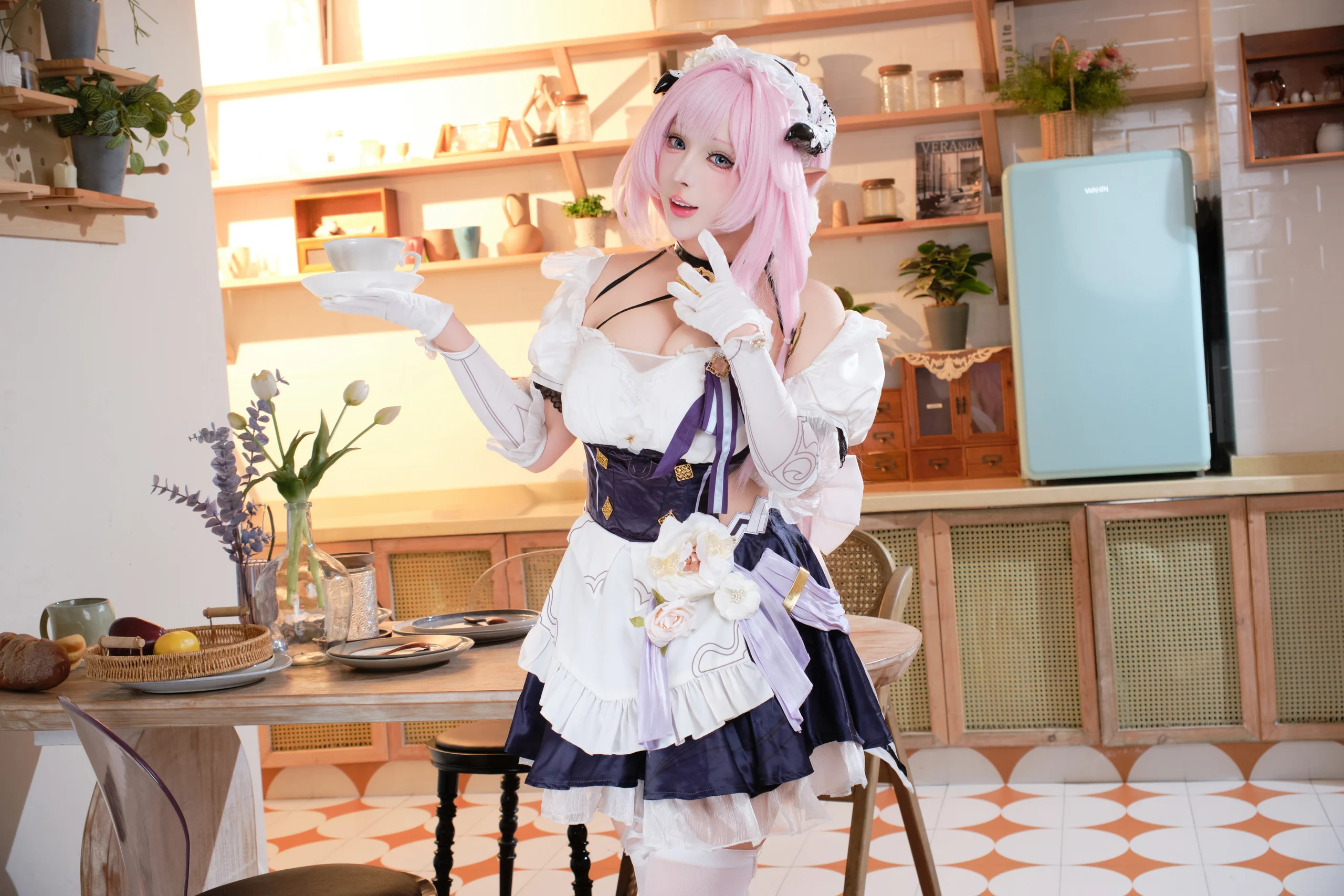 胡桃猫Kurumineko – 爱莉希雅女仆 [125P]插图4