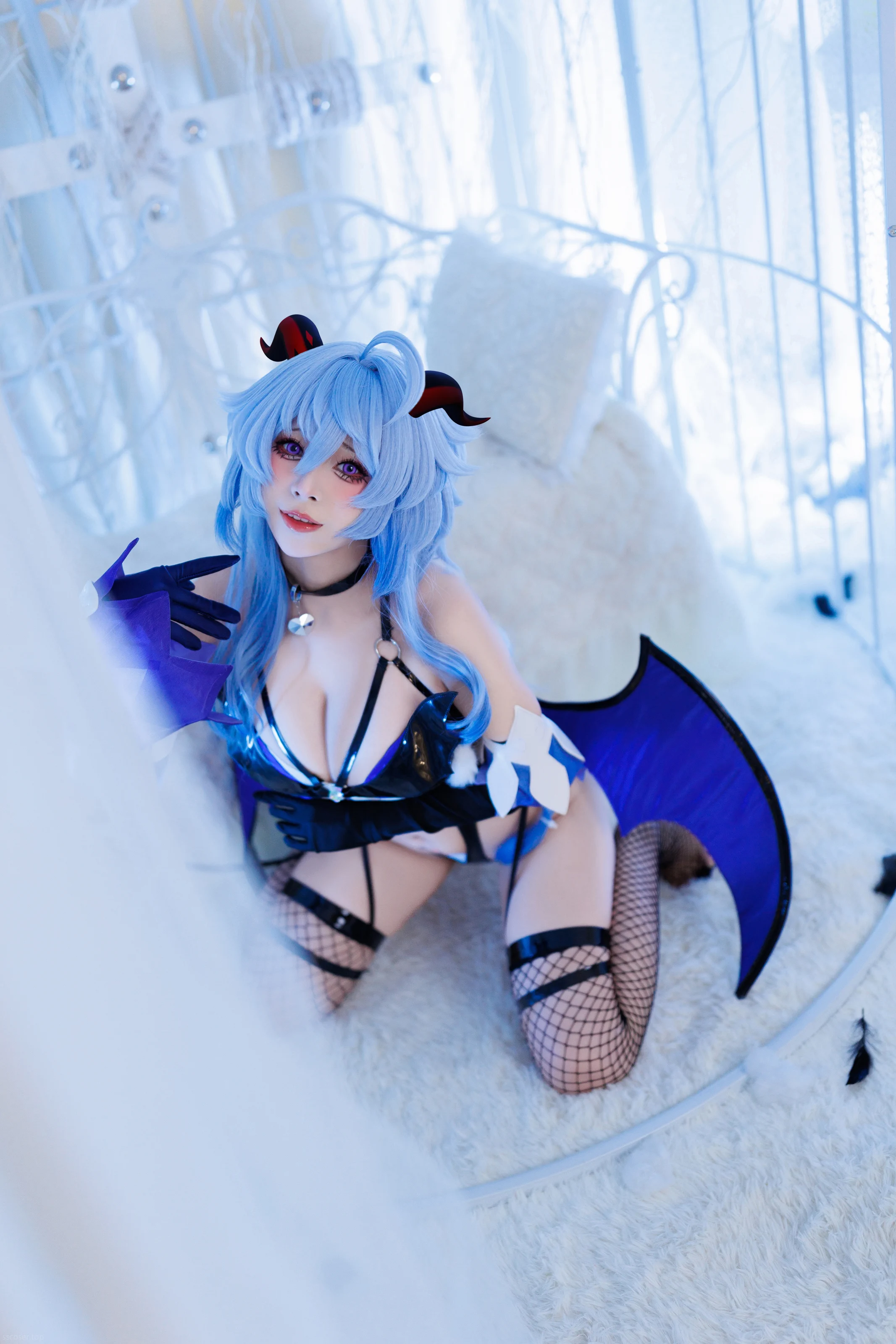 胡桃猫Kurumineko – 甘雨魅魔 [73P]插图2