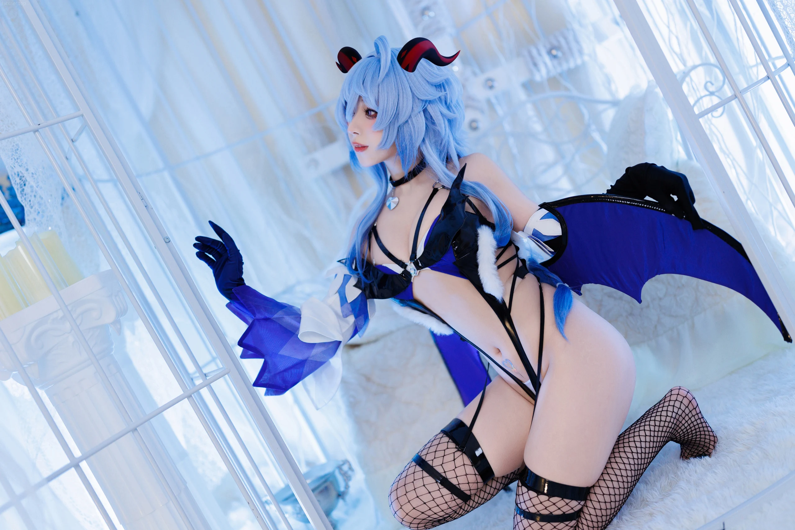 胡桃猫Kurumineko – 甘雨魅魔 [73P]插图4