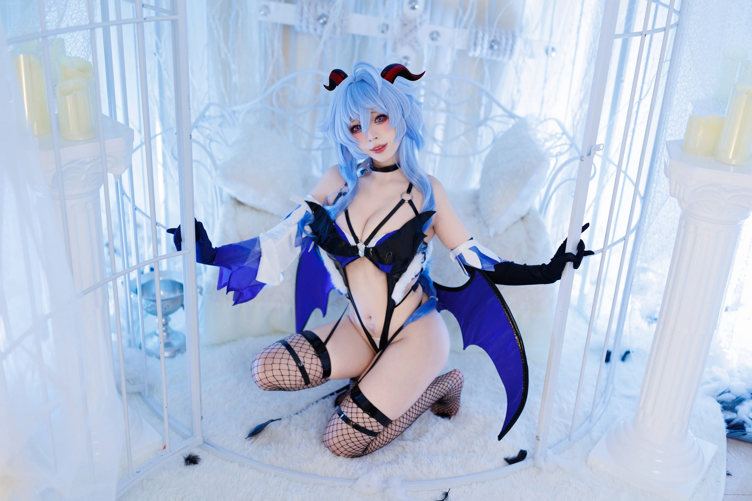 胡桃猫Kurumineko – 甘雨魅魔 [73P]插图5