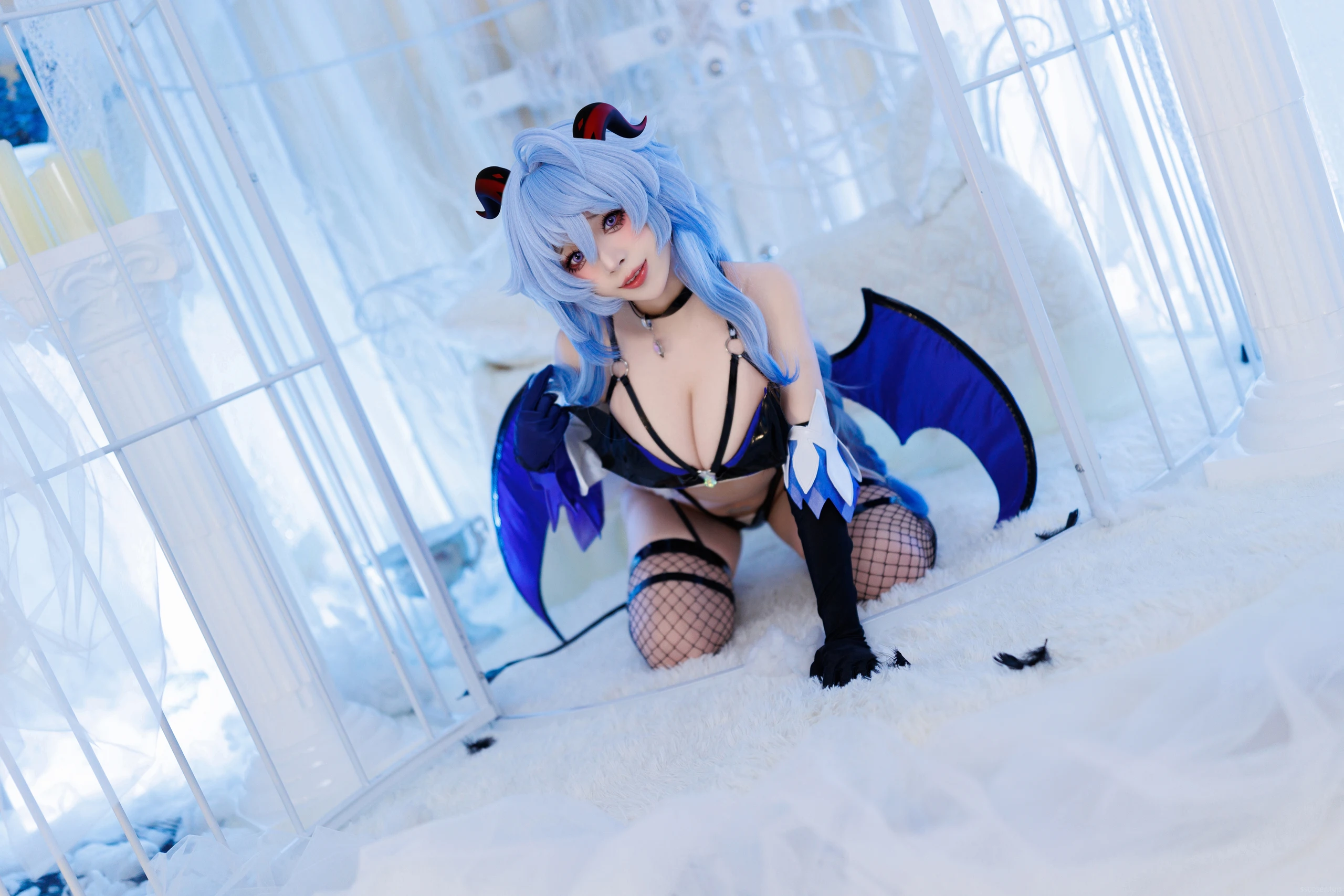 胡桃猫Kurumineko – 甘雨魅魔 [73P]插图6