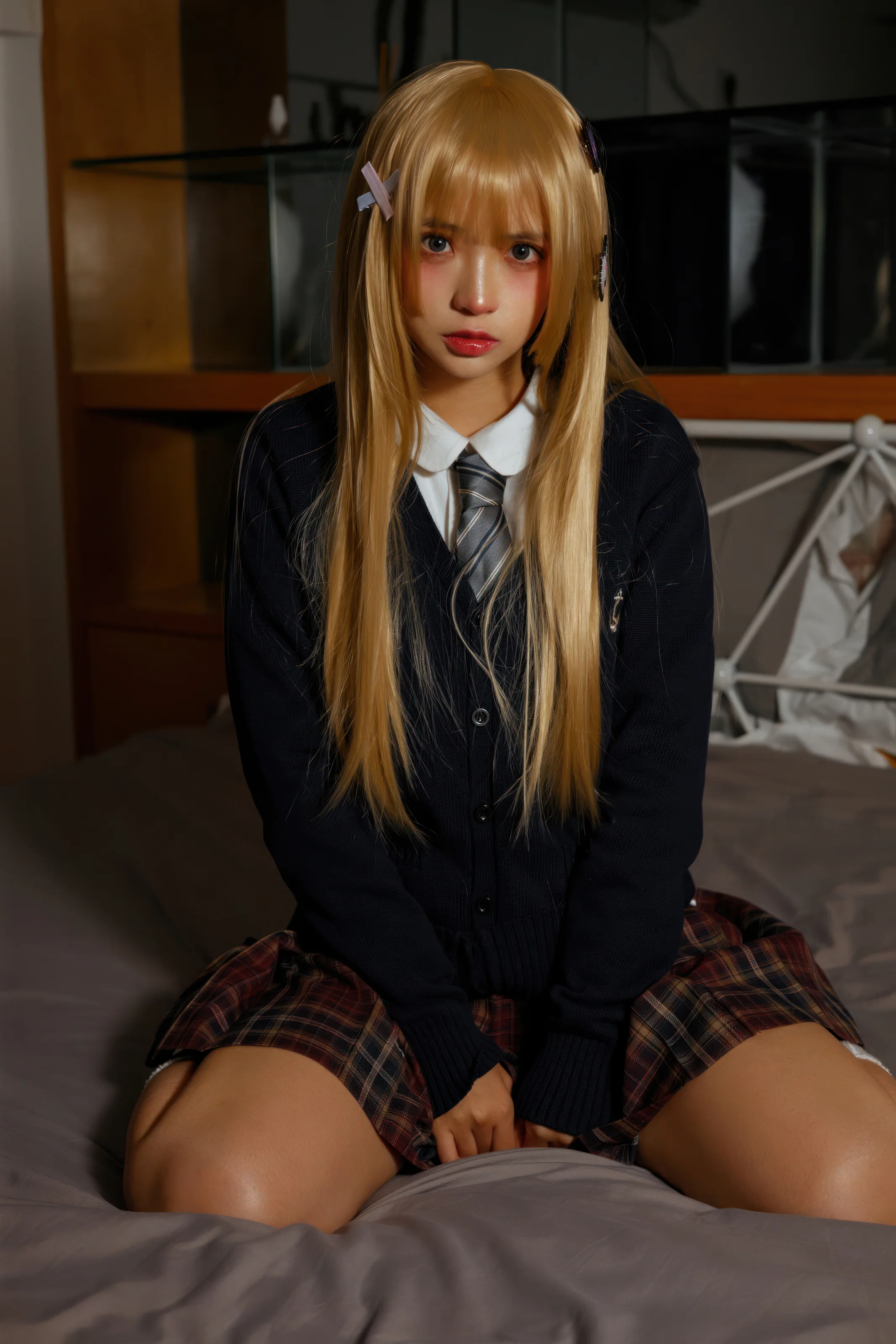 疯猫ss – 黑皮JK [40P]插图1
