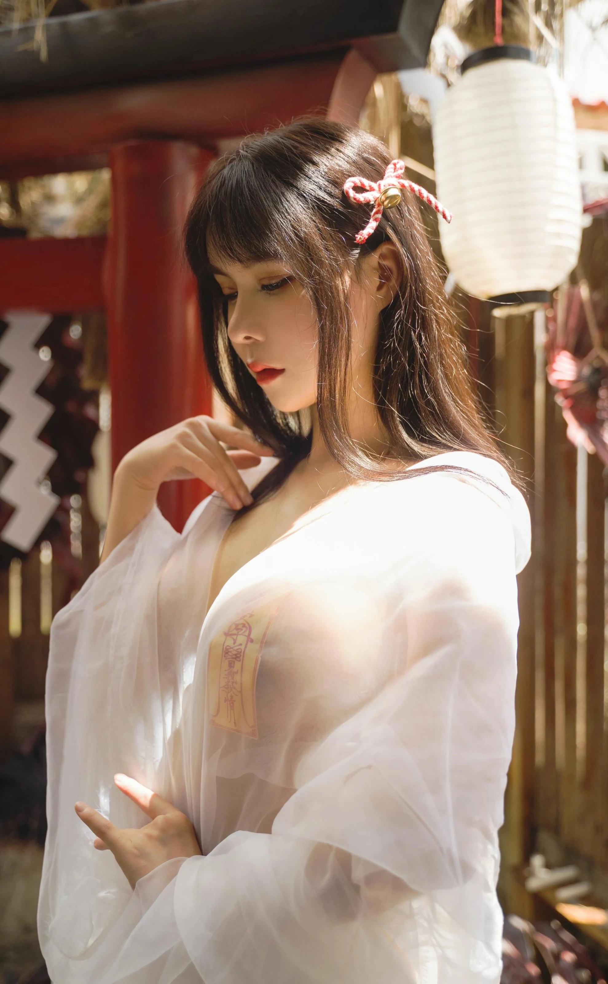 亚马逊鲶鱼 – 神社符纸巫女 [96P]插图1