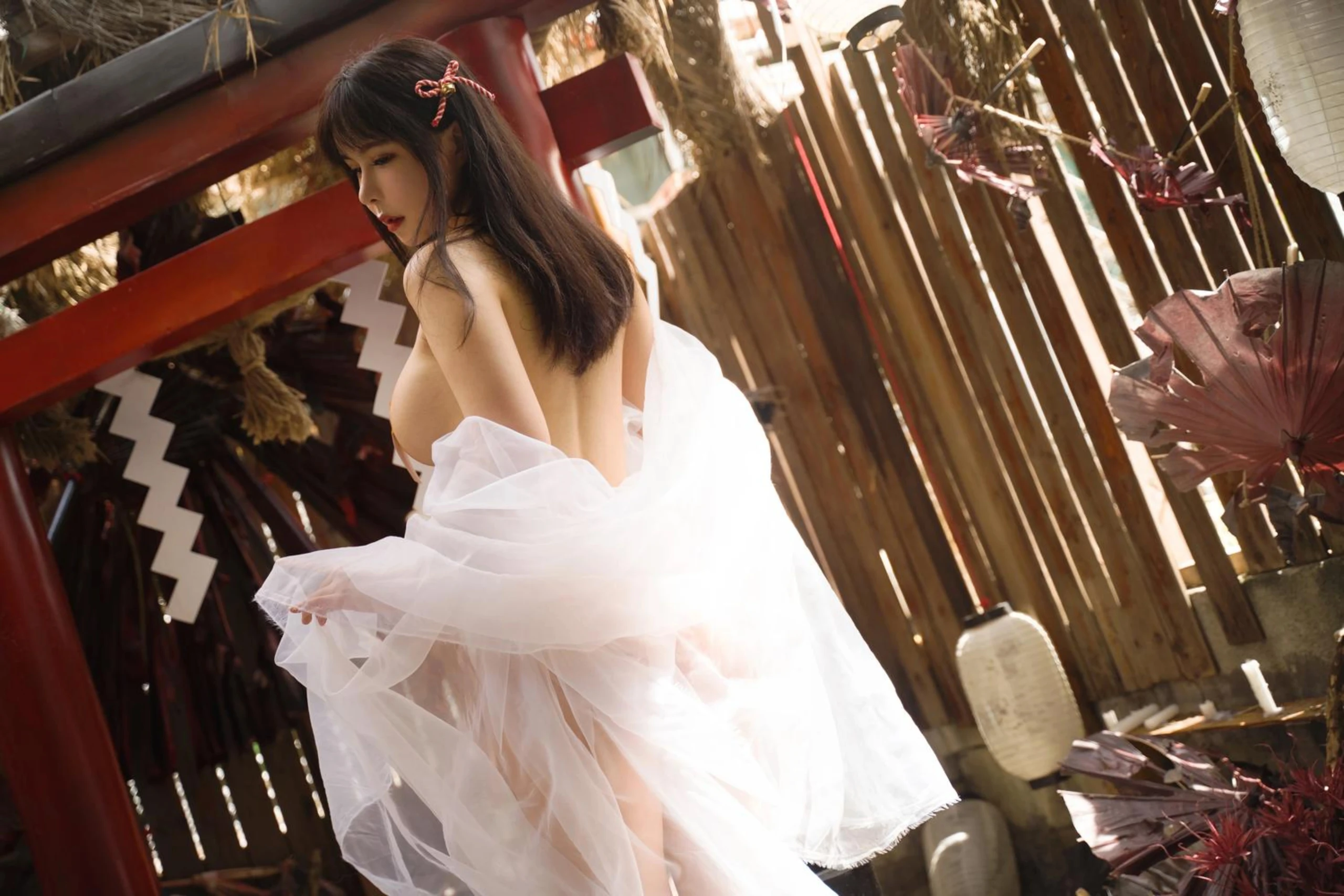 亚马逊鲶鱼 – 神社符纸巫女 [96P]插图4