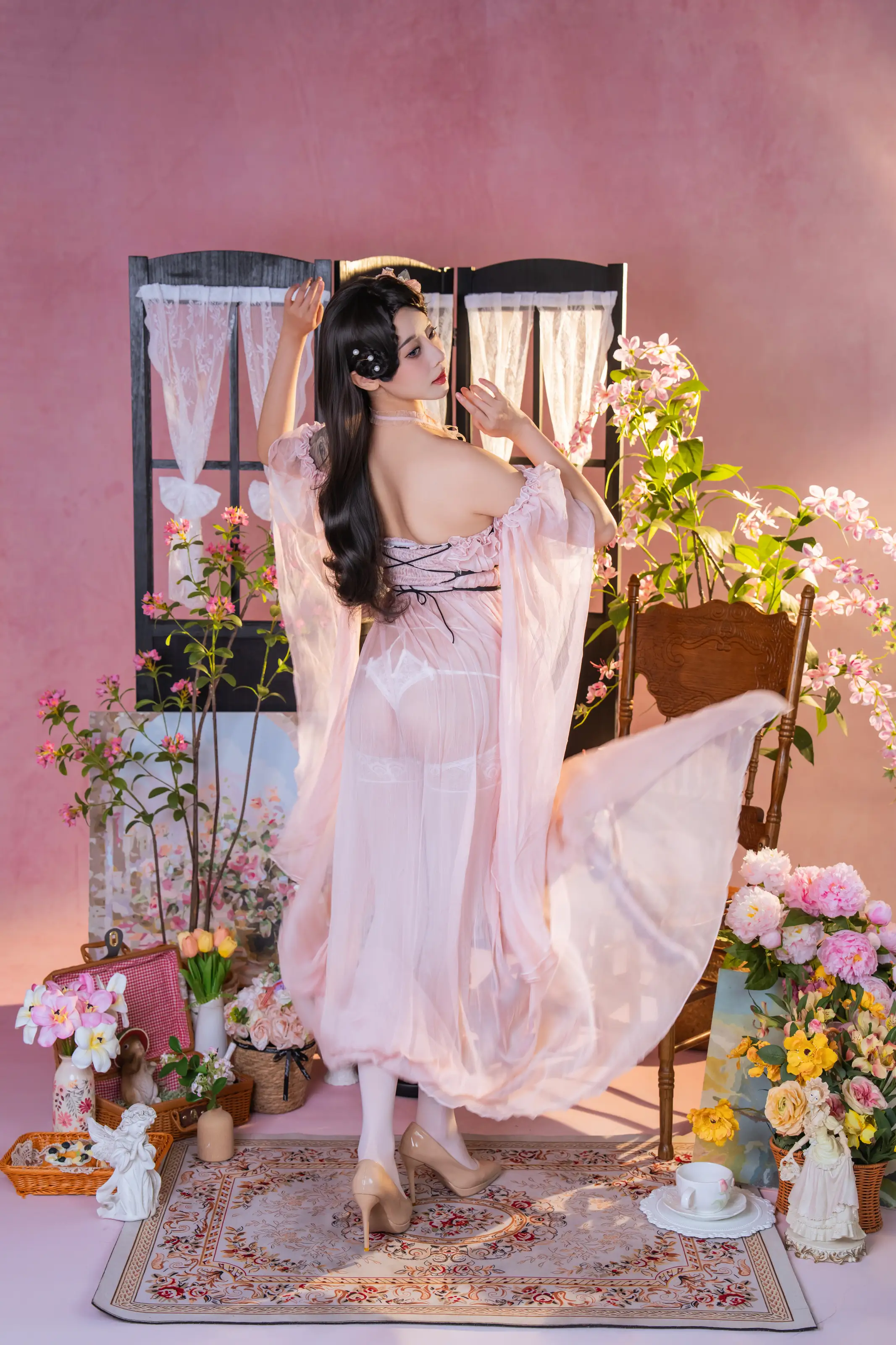 奈汐酱nice – 粉红茶事 [78P]插图2