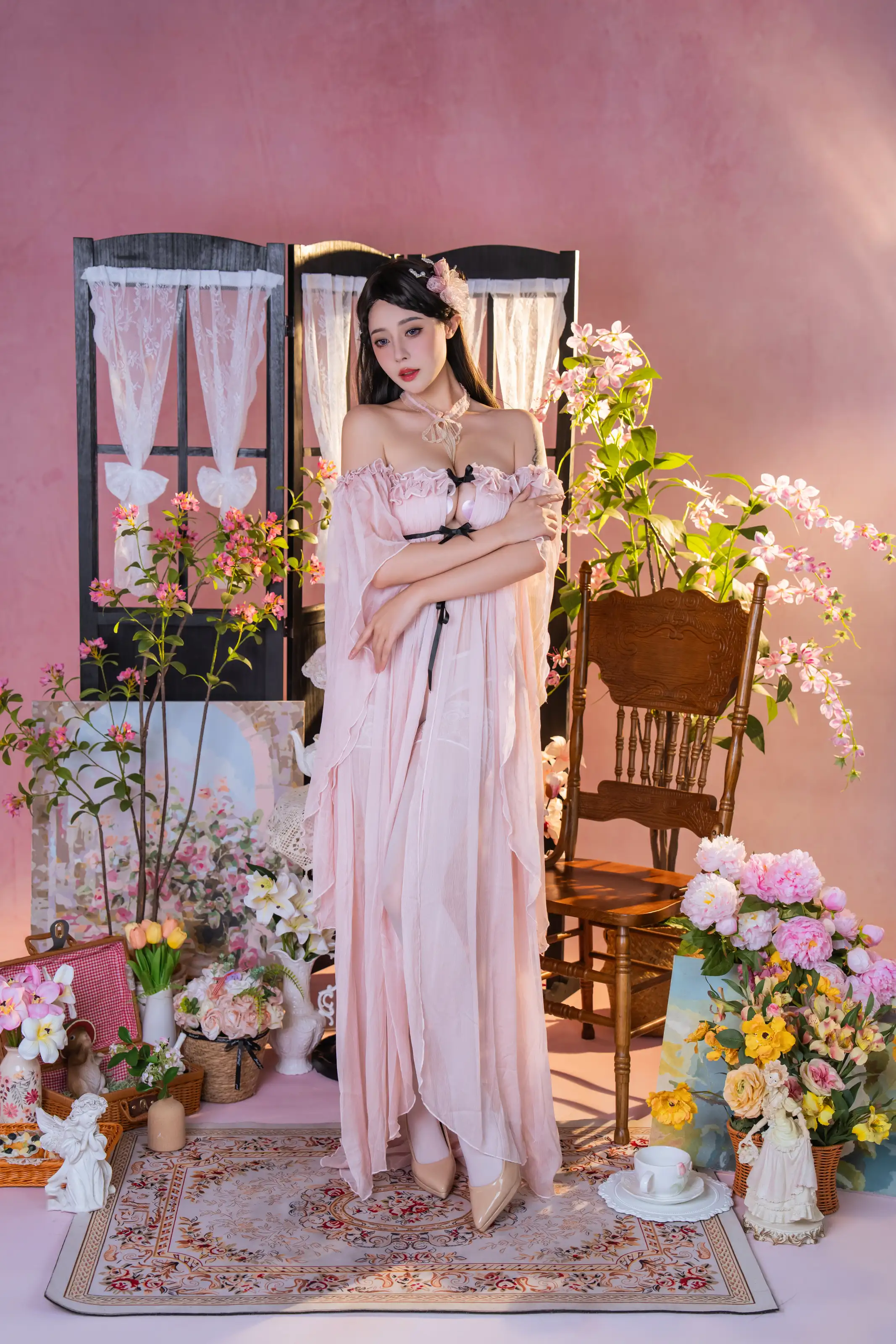 奈汐酱nice – 粉红茶事 [78P]插图5