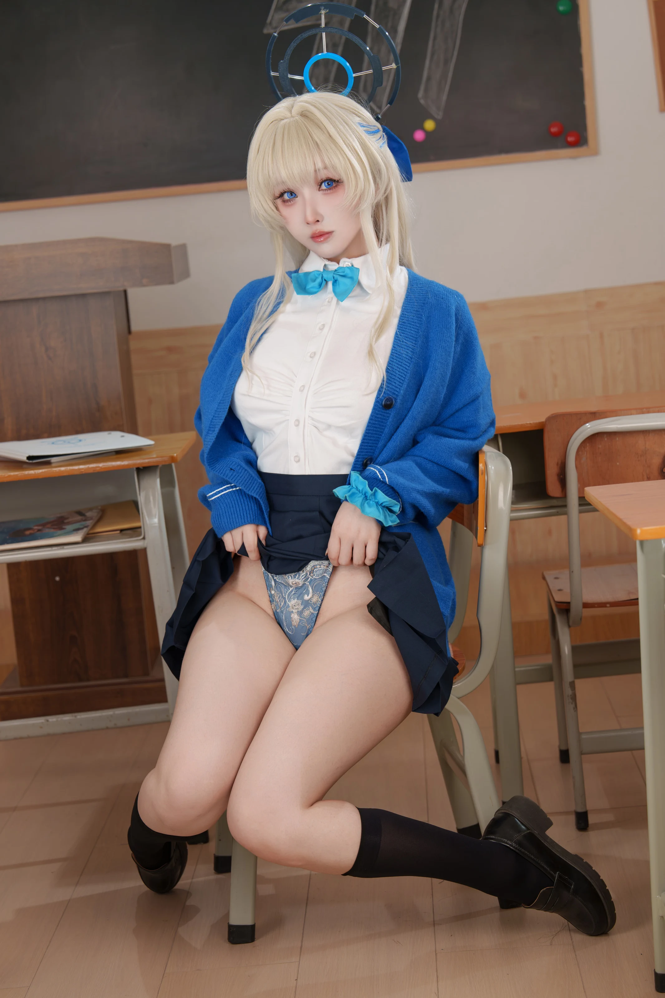 rioko凉凉子 – &KANEKO_咔喵 双人蔚蓝档案 [110P]插图4